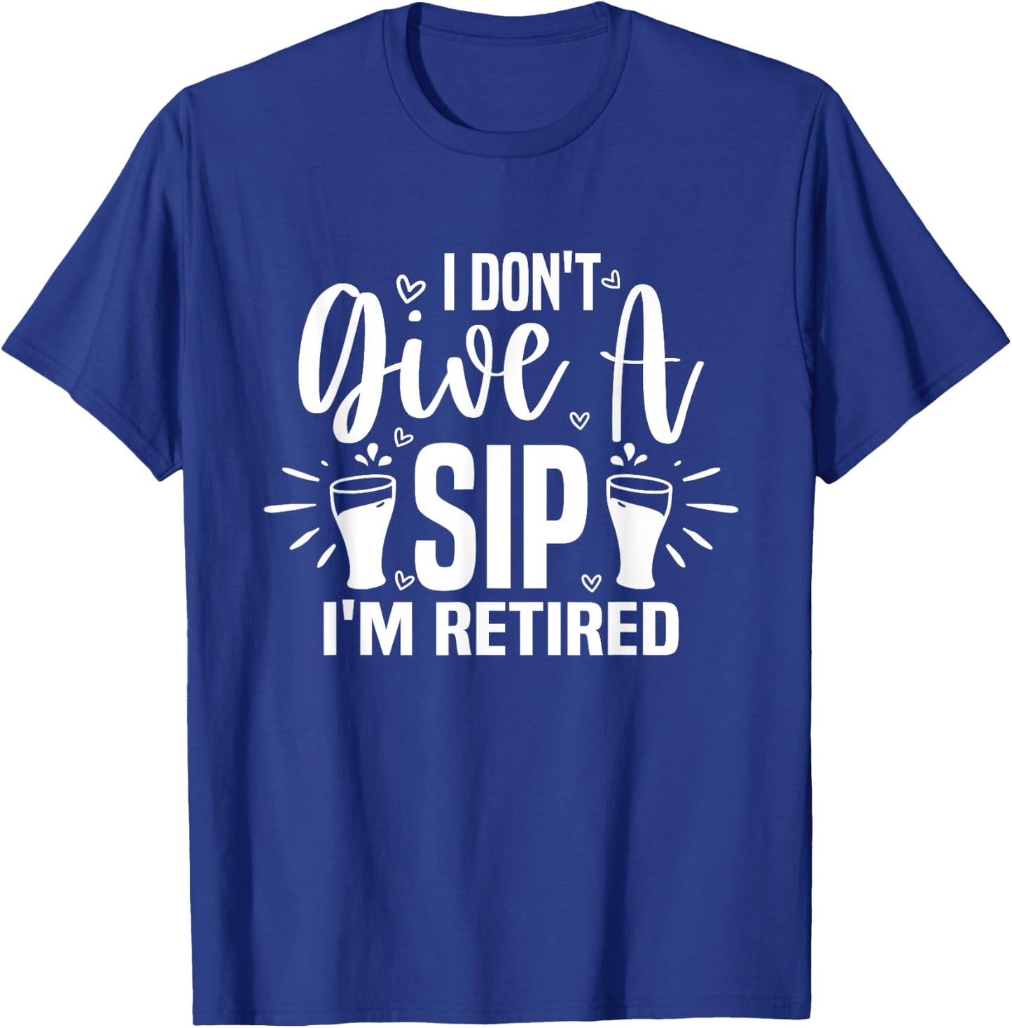 Retired Pension Annuity Men Women Funny Retirement T-Shirt - T-Shirt | Royal