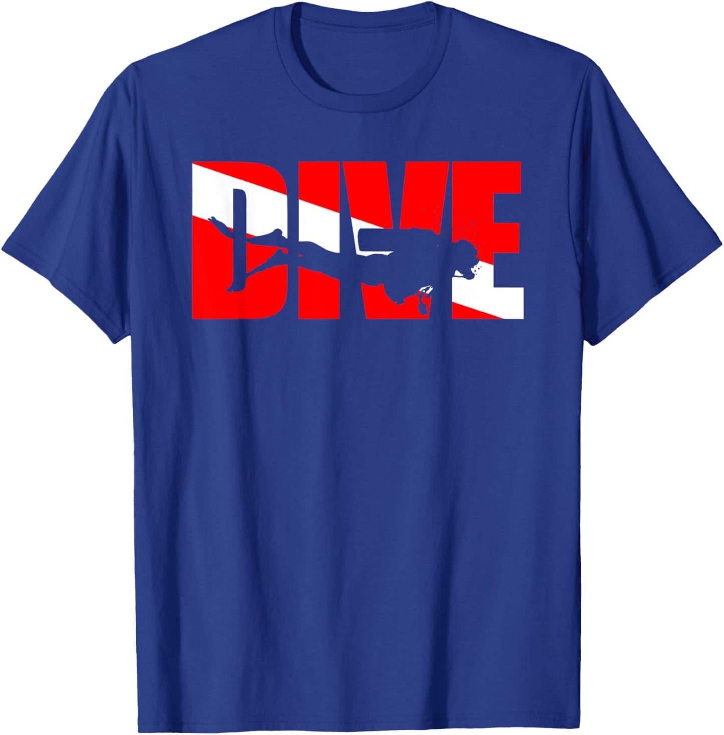 Dive Scuba Diving Dive T-Shirt - T-Shirt | Royal