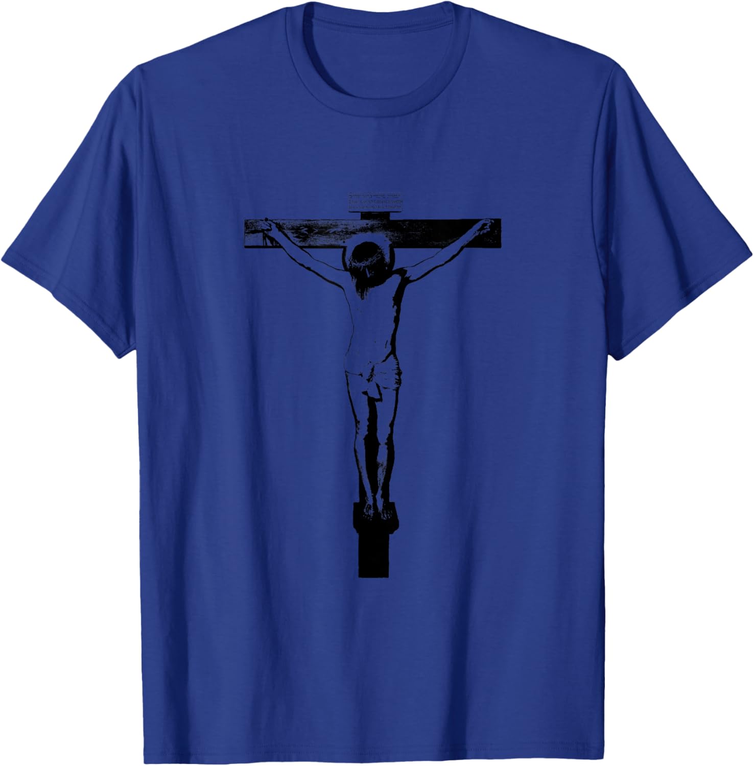 Catholic Crucifix with Jesus T-Shirt - T-Shirt | Royal