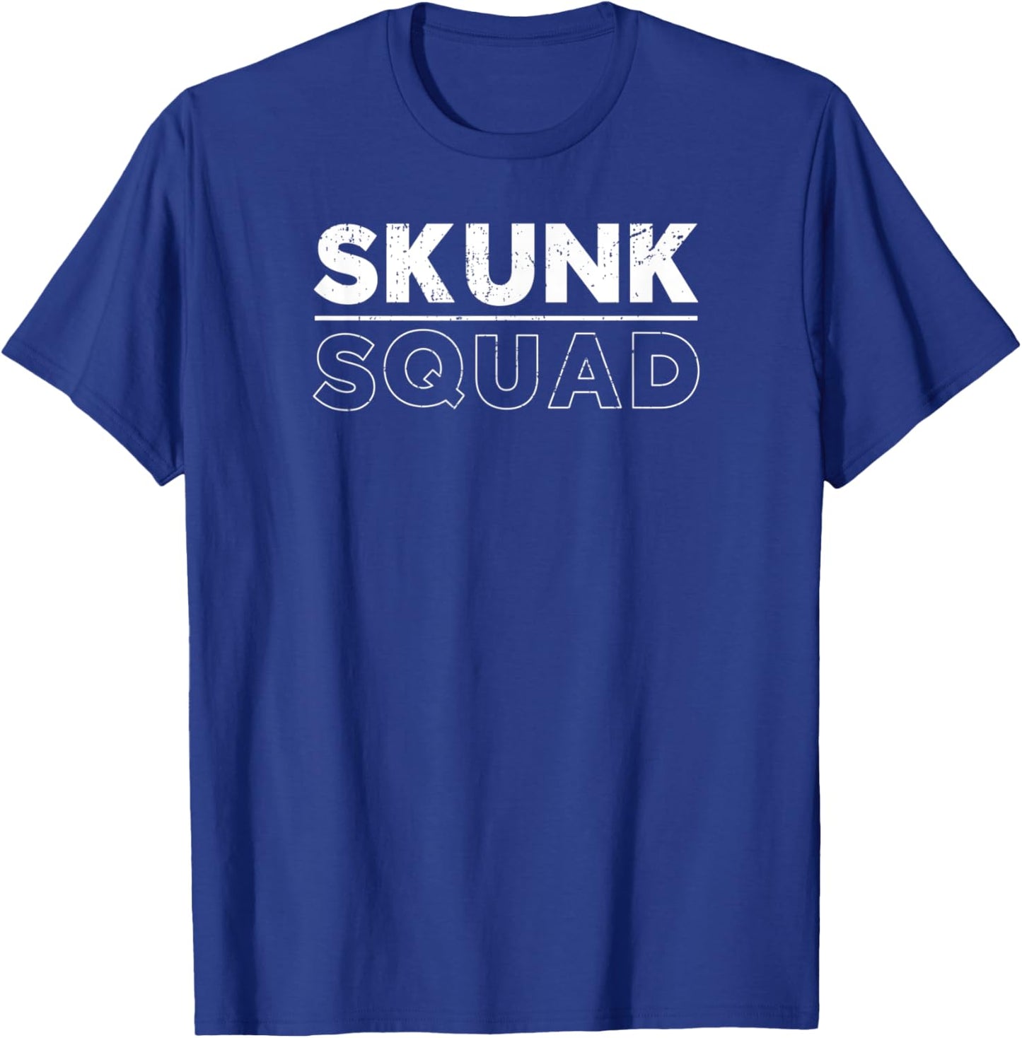 Funny Hunting Shirt, Funny Fishing Shirt, Funny Skunk Squad T-Shirt - T-Shirt | Royal