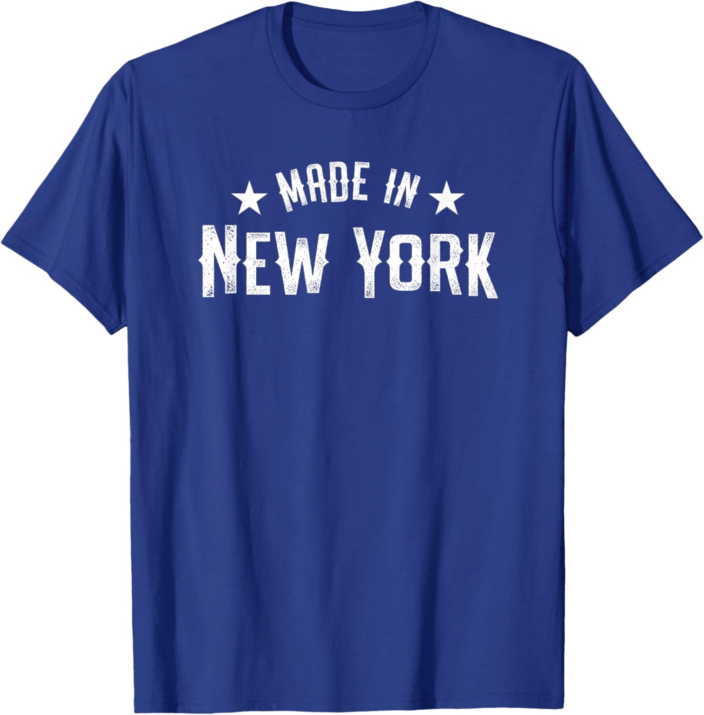 Made In New York NY City NYC New Yorker My Home State Pride T-Shirt - T-Shirt | Royal