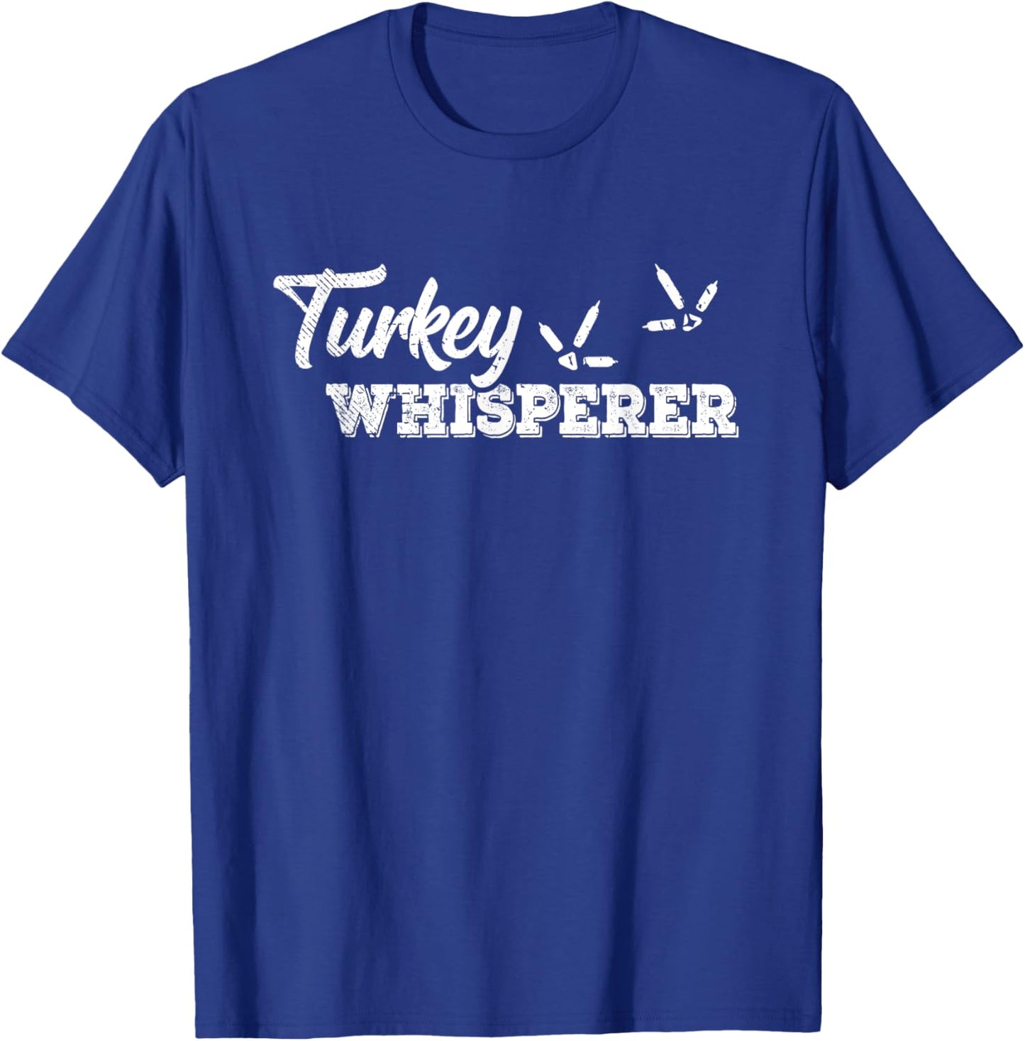 Turkey Whisperer Funny Farm And Animal Lover Retro T-Shirt - T-Shirt | Royal