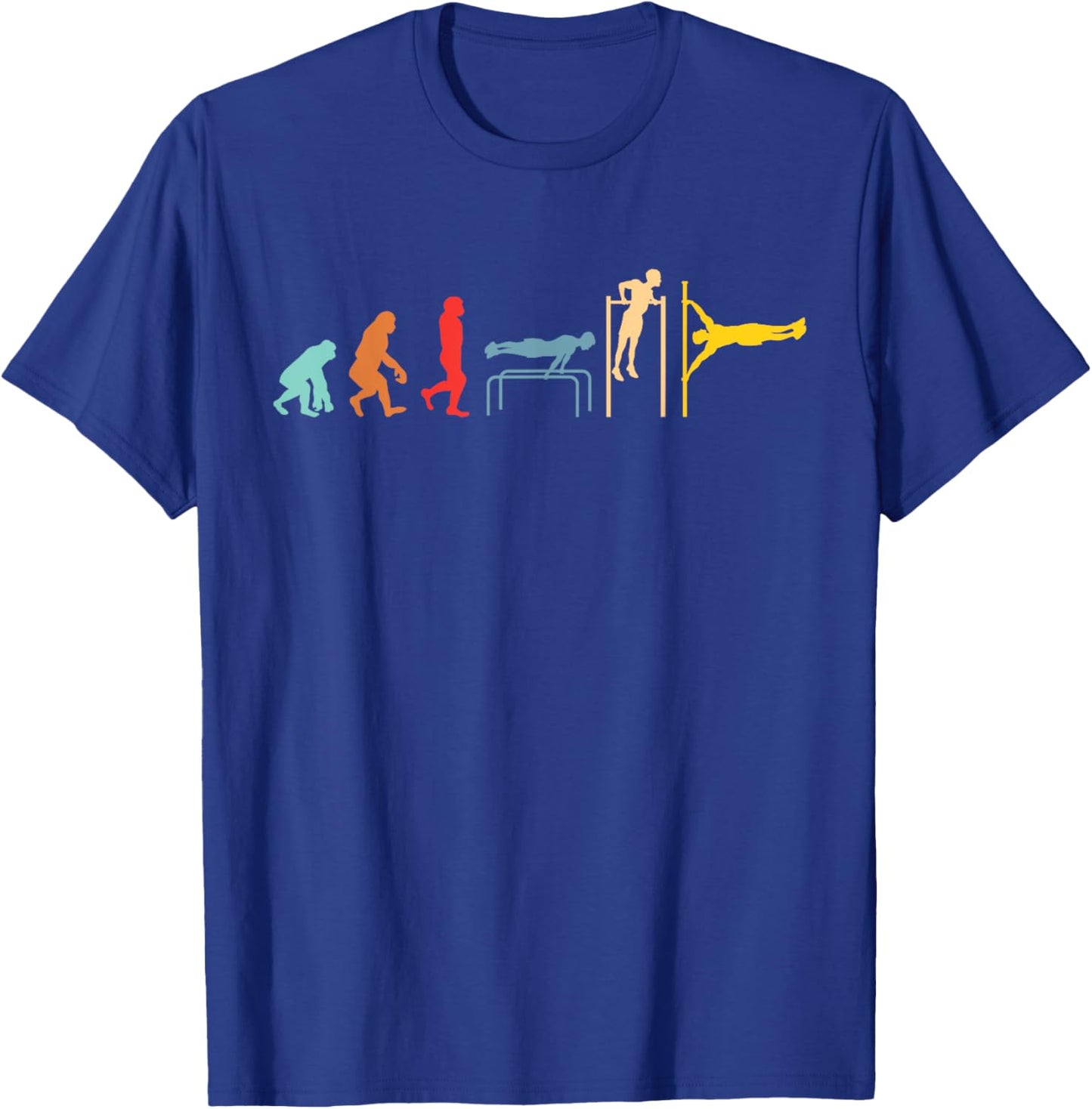 Calisthenics Evolution Street Body Workout T-Shirt - T-Shirt | Royal