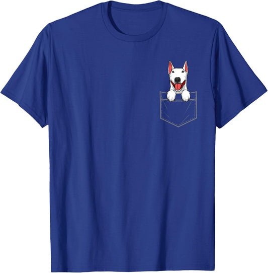 Cool Bull Terrier Art Women Dog English Bull Terrier T-Shirt - T-Shirt | Royal