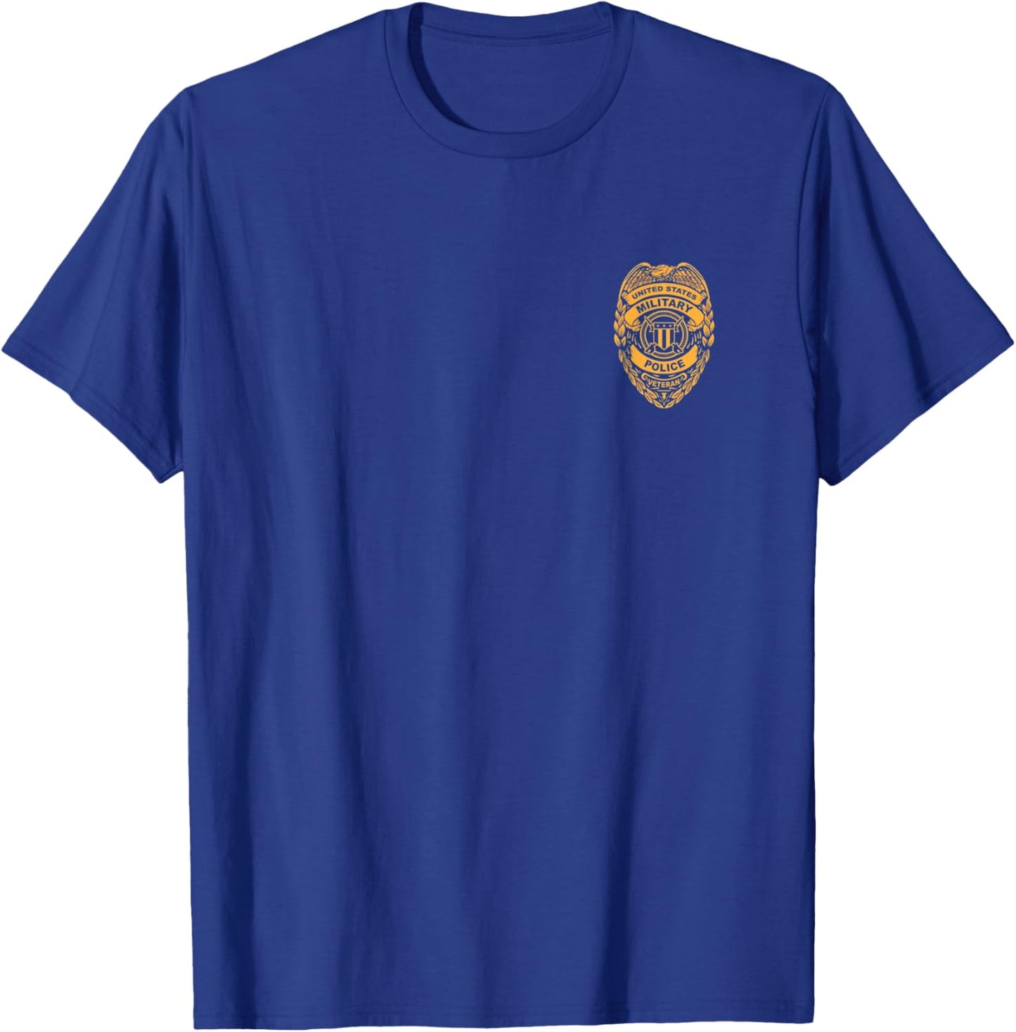 United States Military Police Veteran Badge Illustration T-Shirt - T-Shirt | Royal
