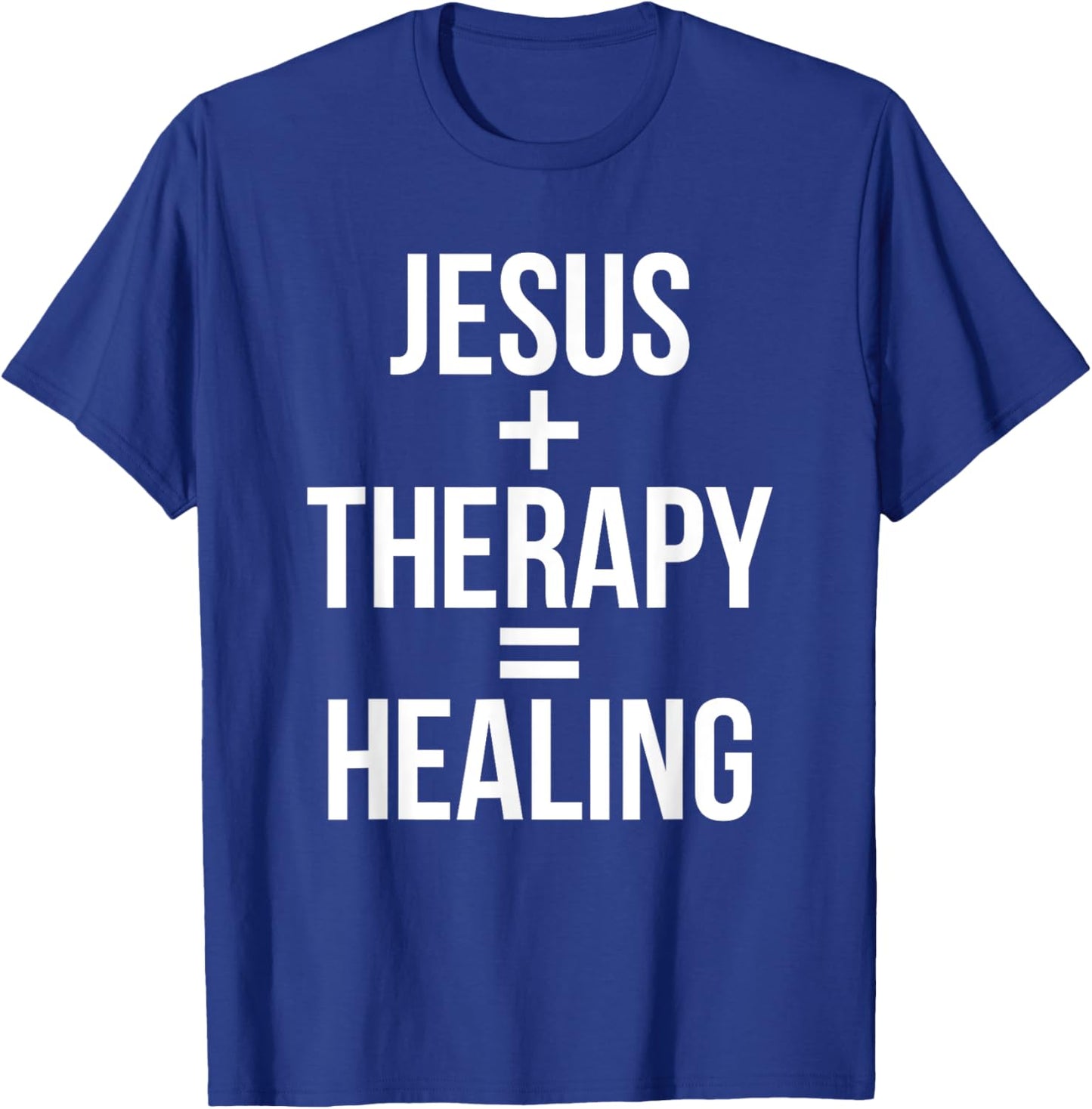 Jesus Therapy Healing T-Shirt - T-Shirt | Royal