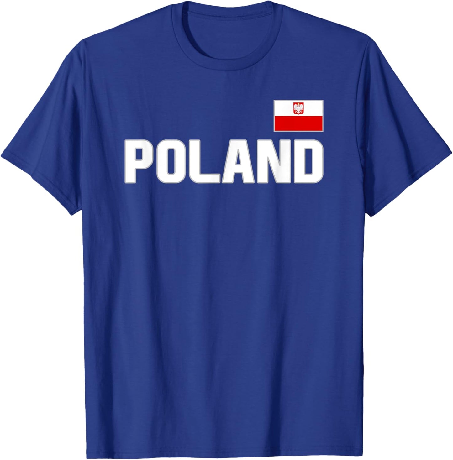 Poland Flag Polish Pride Polska International Country T-Shirt - T-Shirt | Royal