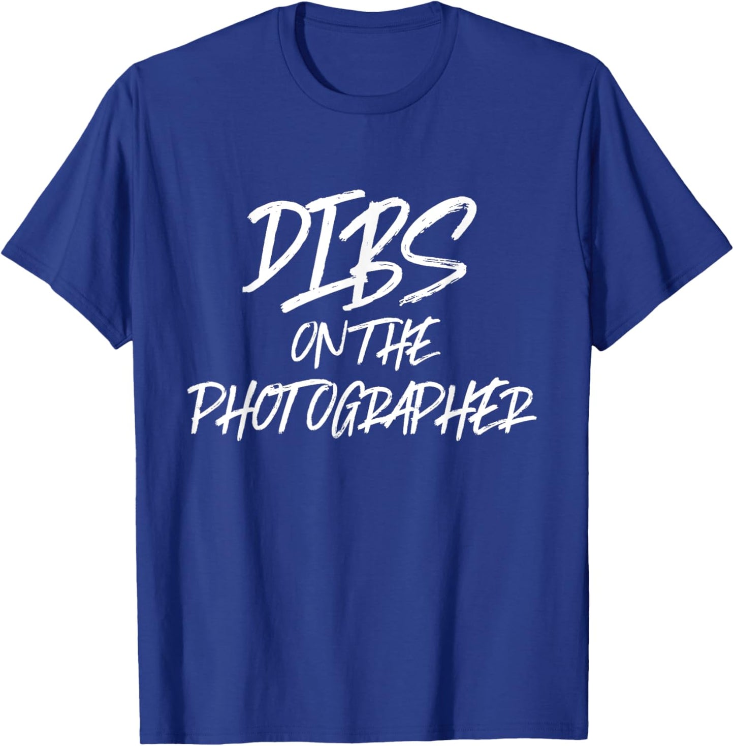 Dibs On The Photographer Funny Husband Wife Camera T-Shirt - T-Shirt | Royal