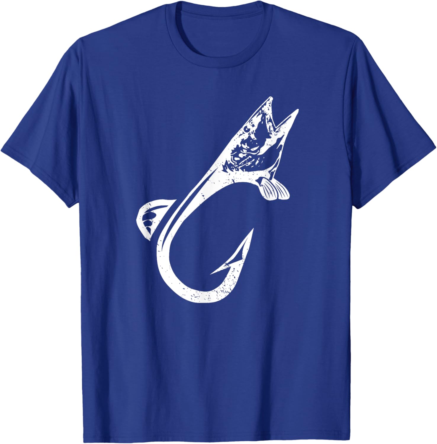 Cool Fishing Hook Muskie Fish Musky Fishing Hooks Fisherman T-Shirt - T-Shirt | Royal