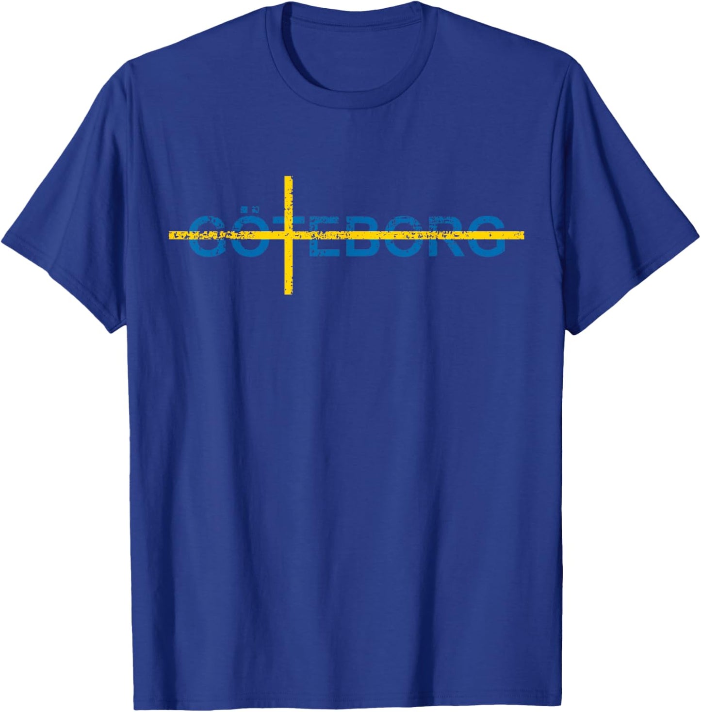 Göteborg Gothenburg Sweden Flag Swede Pride Travel Swedish T-Shirt - T-Shirt | Royal