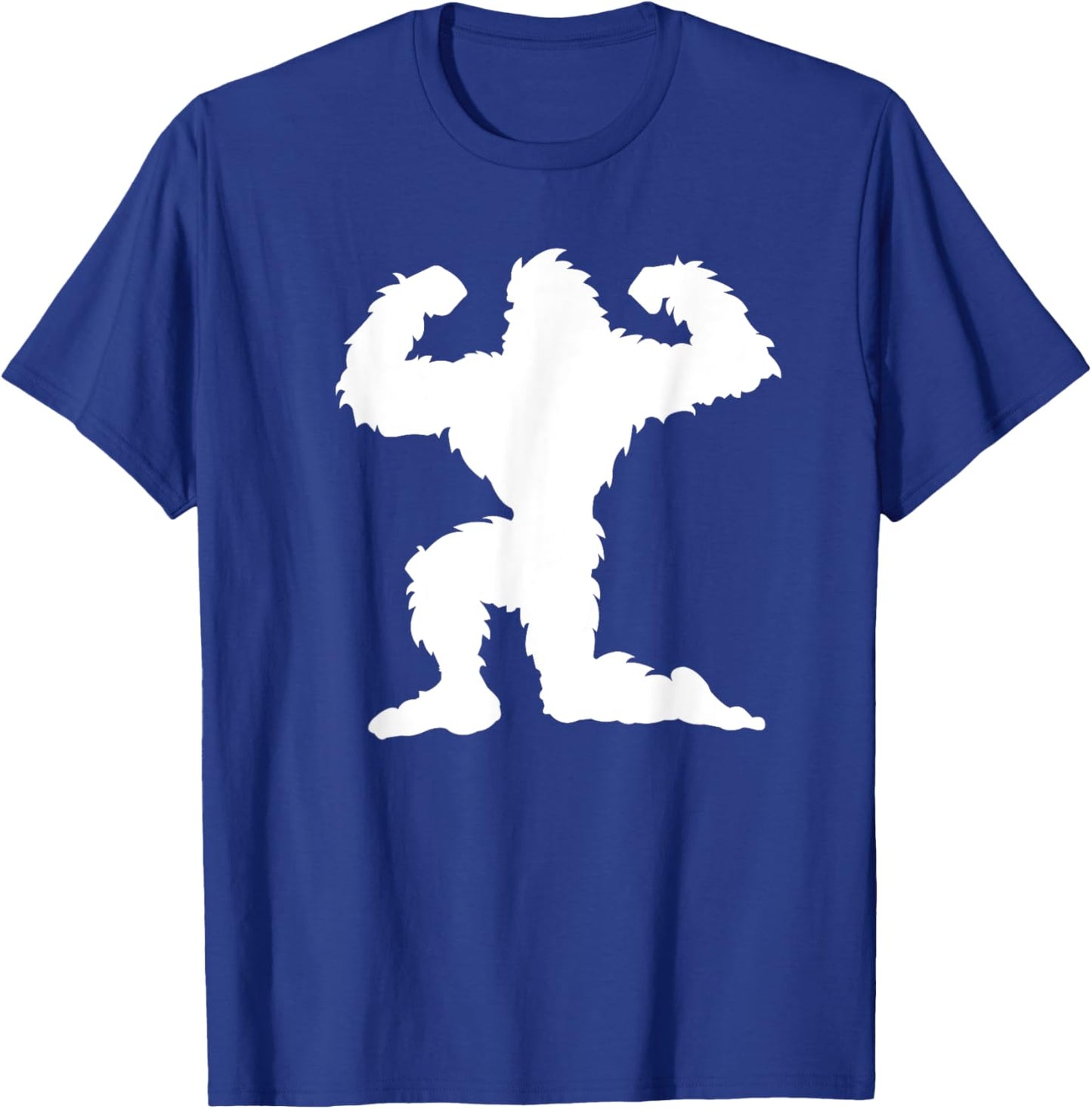 Funny Bodybuilding Bigfoot Bodybuilder Weightlifting Fitness T-Shirt - T-Shirt | Royal