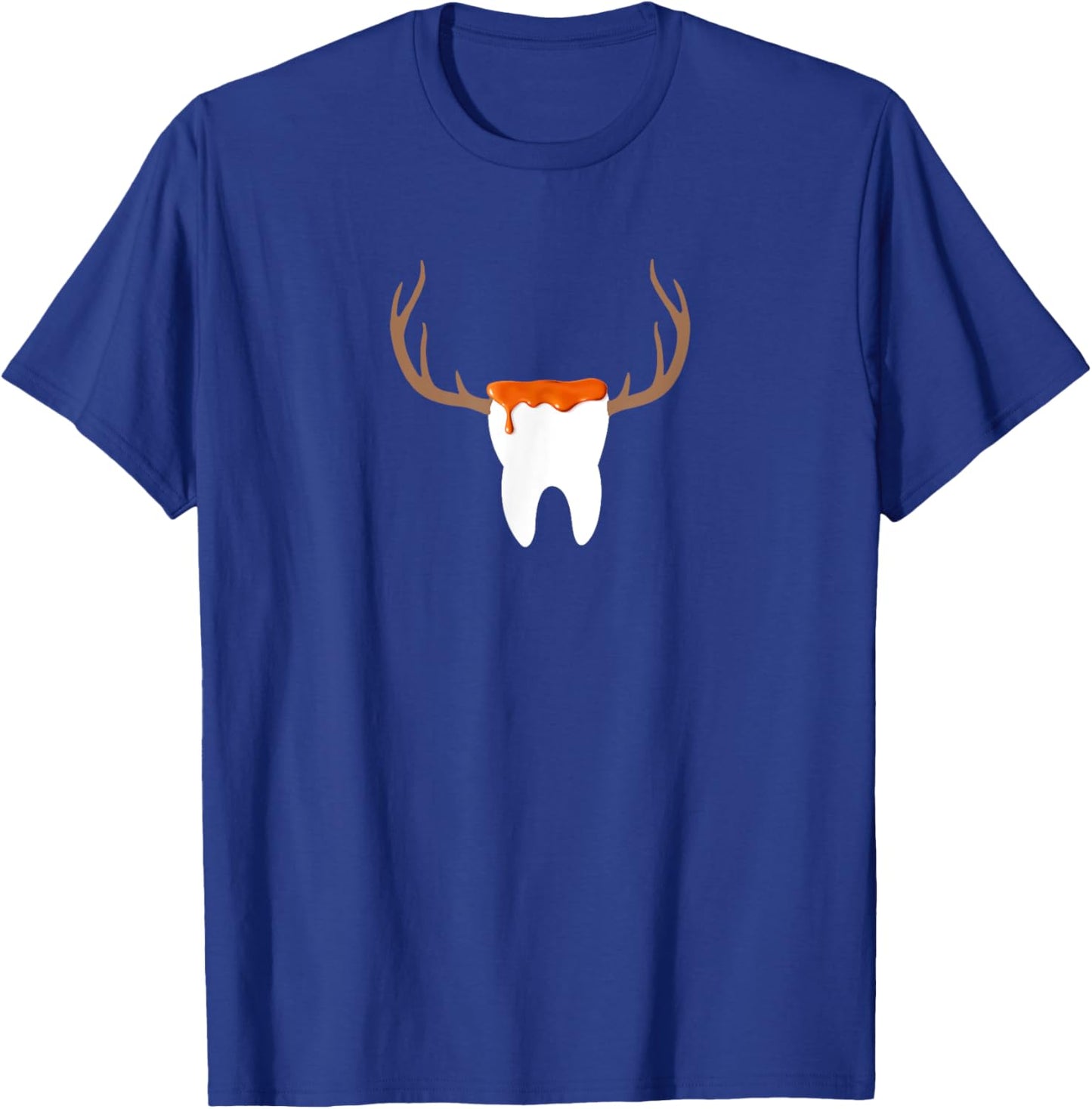 Caramel Syrup Topped Sweet Tooth with Antlers T-Shirt - T-Shirt | Royal