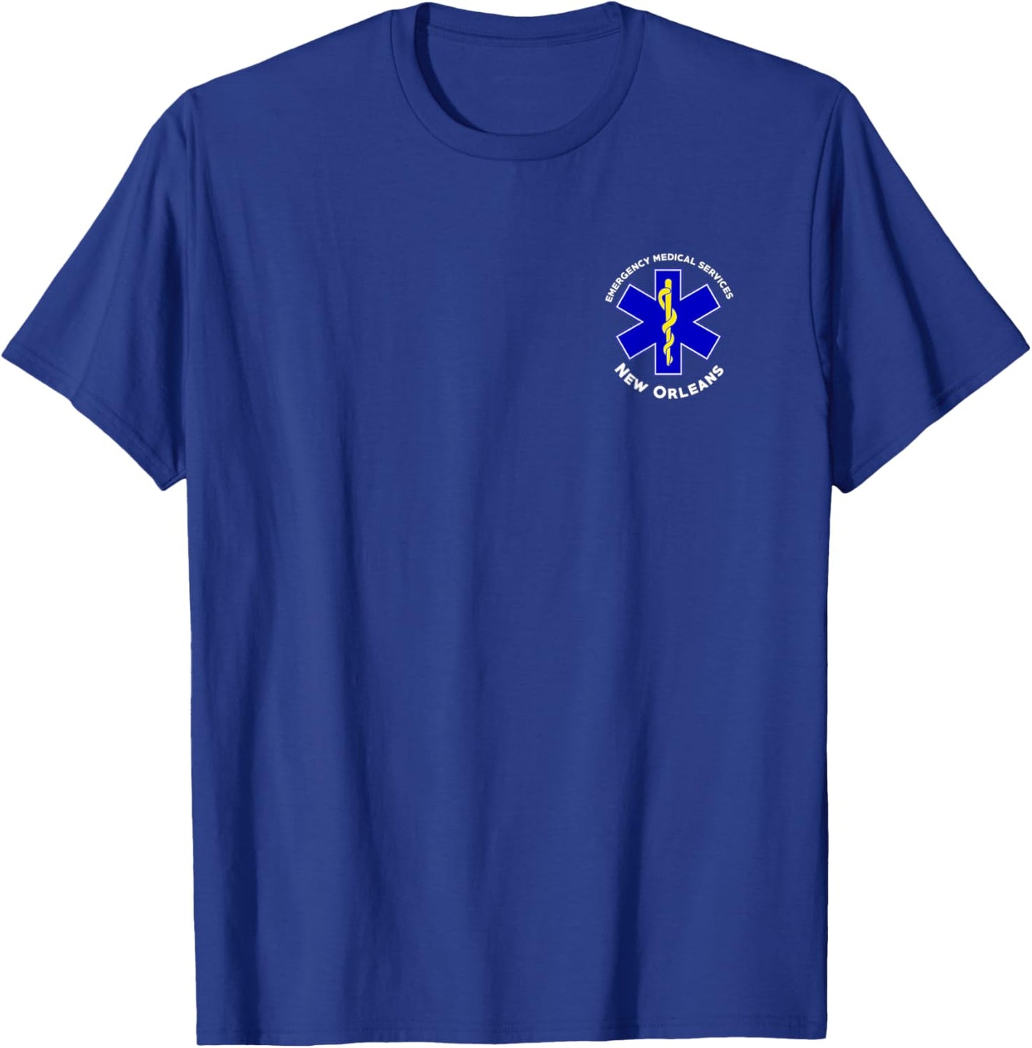 New Orleans Louisiana EMS Emergency Medical Services EMT T-Shirt - T-Shirt | Royal
