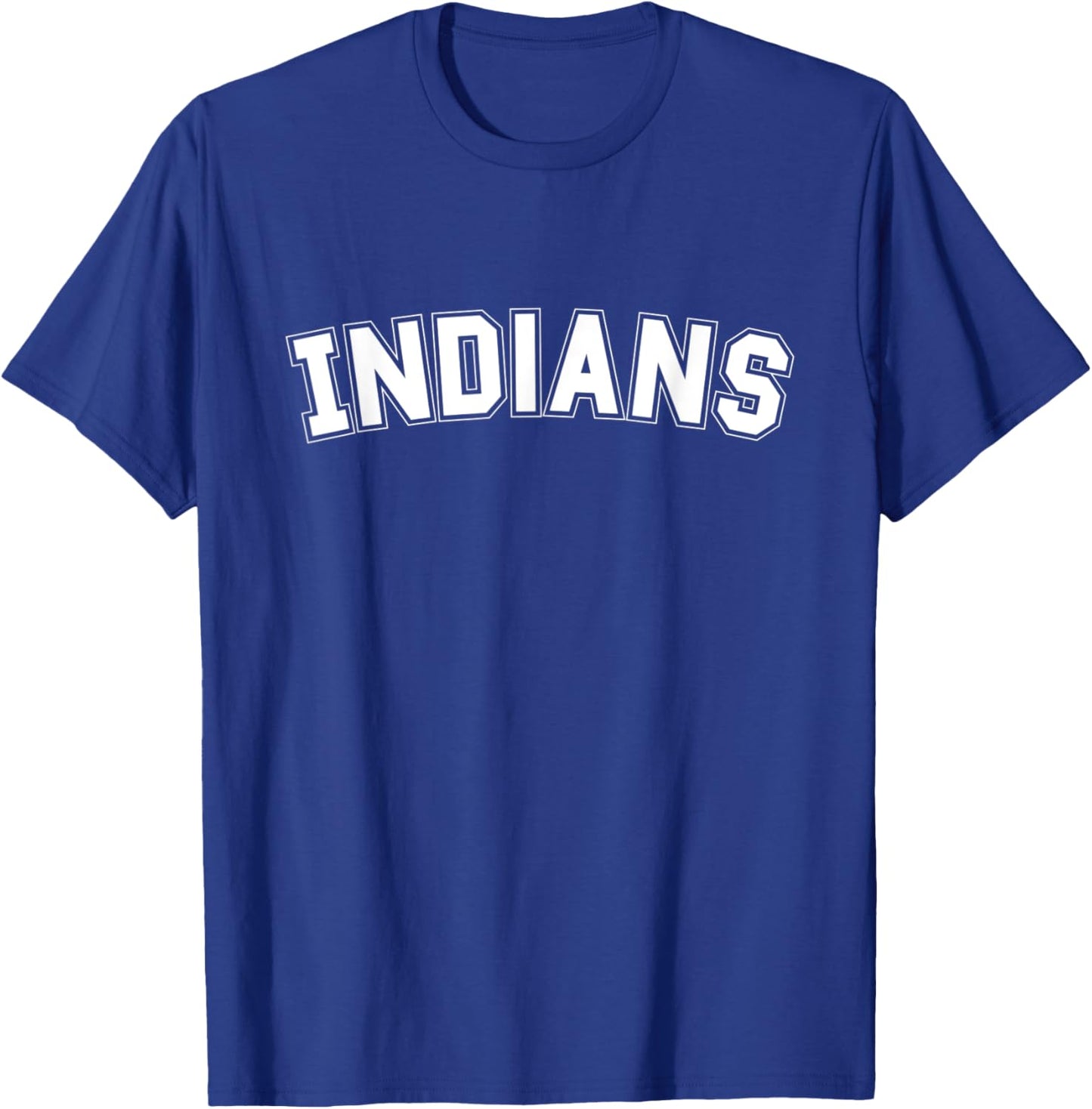 Indians Cool T Shirt Sports Name Design T-Shirt - T-Shirt | Royal