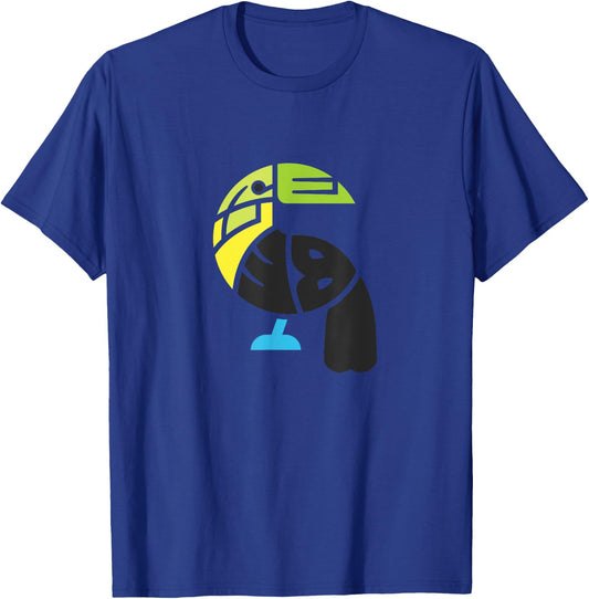 Belize Toucan Colorful Word Art - Funny Animal T-Shirt - T-Shirt | Royal