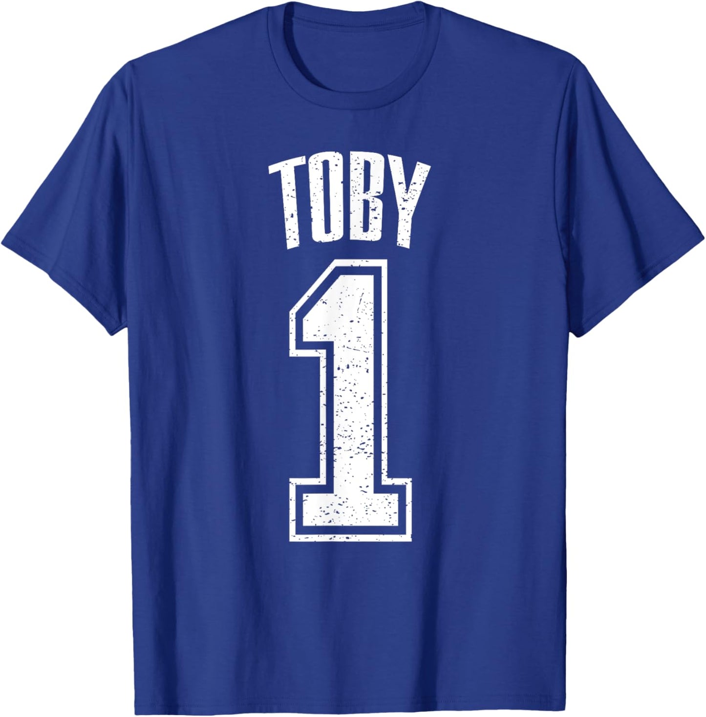 Toby Supporter Number 1 Greatest Fan T-Shirt - T-Shirt | Royal