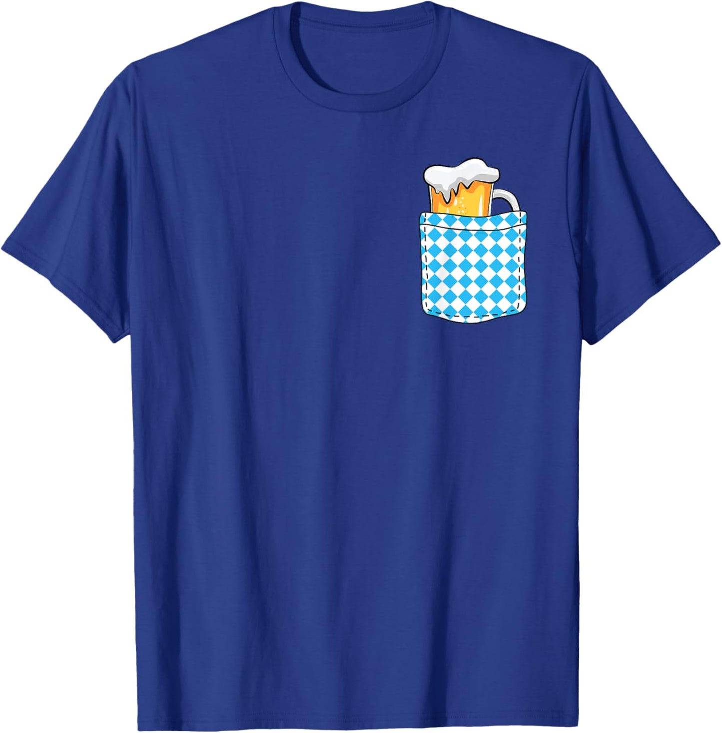 Bavarian Pocket Oktoberfest Funny German Festival Bavaria T-Shirt - T-Shirt | Royal