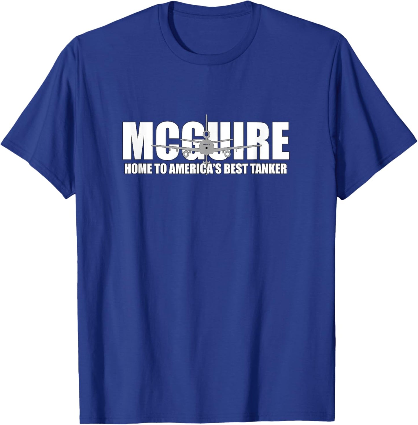 KC10 Extender Airplane McGuire AFB Home Funny Aviation T-Shirt - T-Shirt | Royal