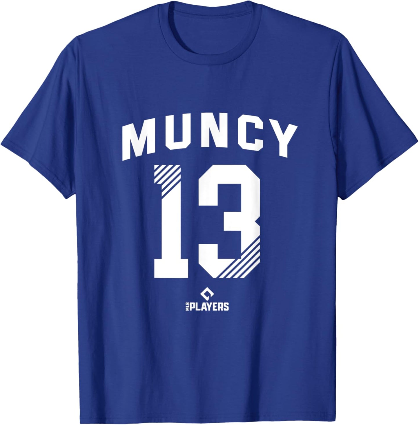 Max Muncy 13 Los Angeles MLB Players MLBPA Baseball Fan T-Shirt - T-Shirt | Royal