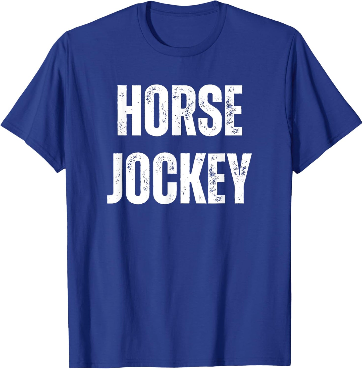 Horse Jockey Vintage Imagination Role Play Funny DIY Costume T-Shirt - T-Shirt | Royal