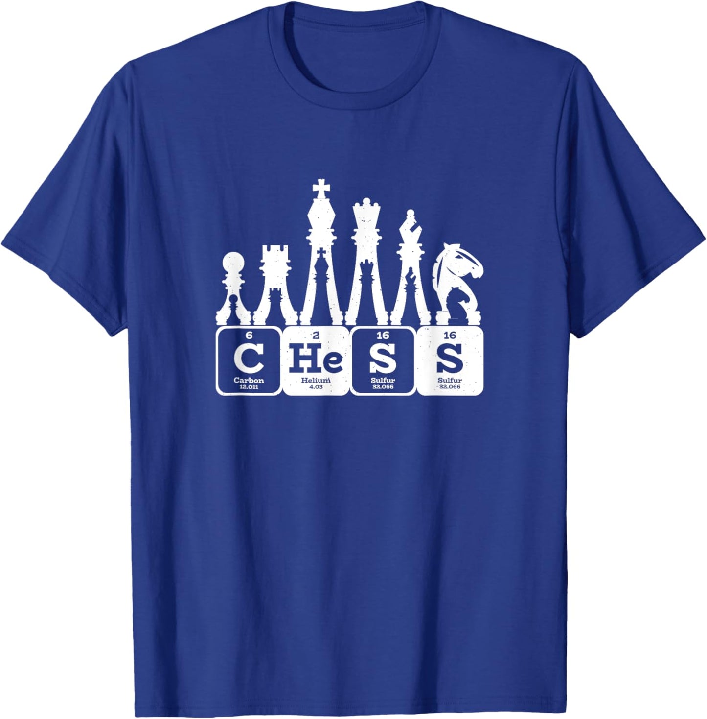 Periodic Table Elements Chess T-Shirt - T-Shirt | Royal
