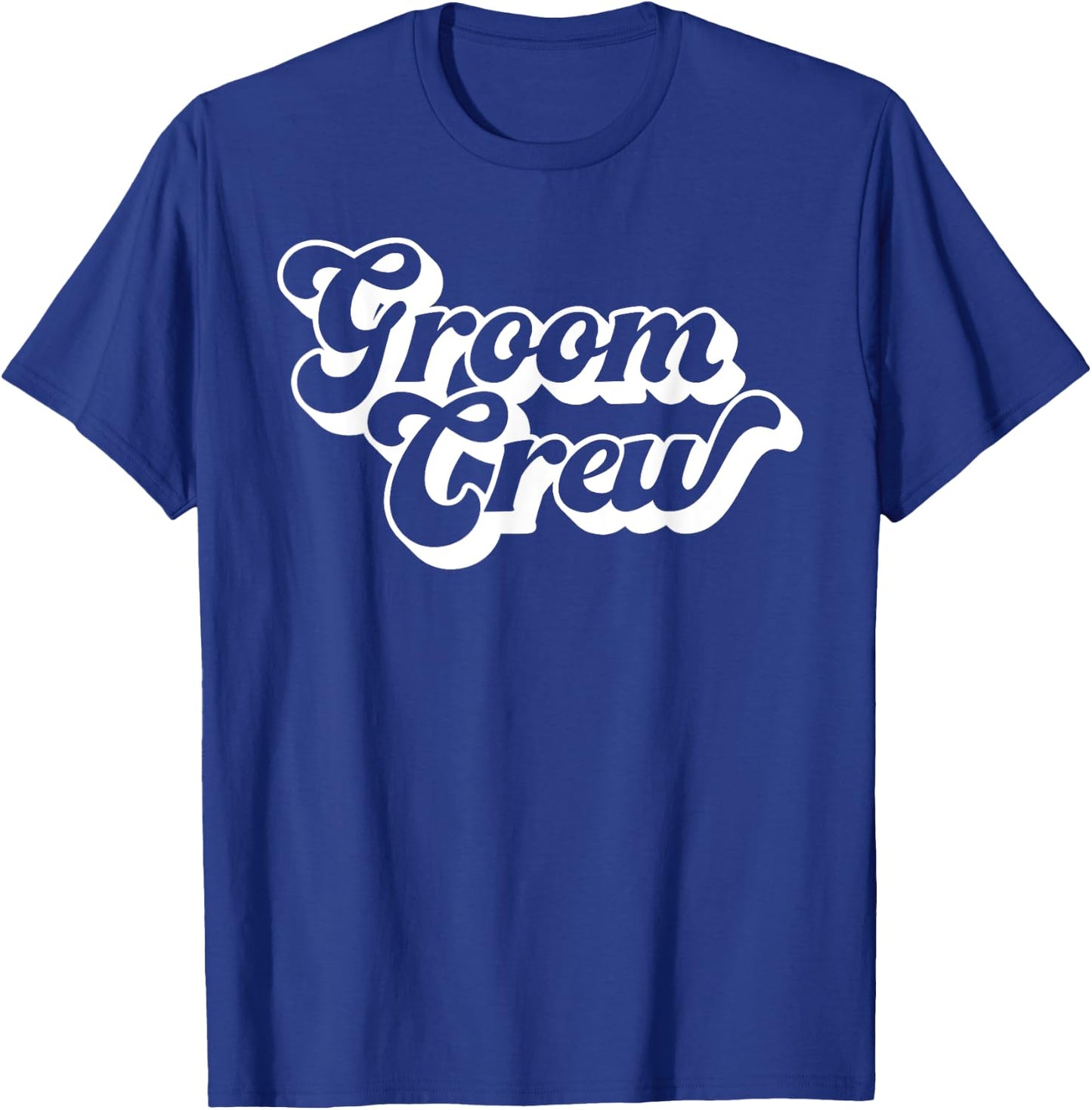 Groom Crew Bachelor Party Men Matching Squad Group T-Shirt - T-Shirt | Royal