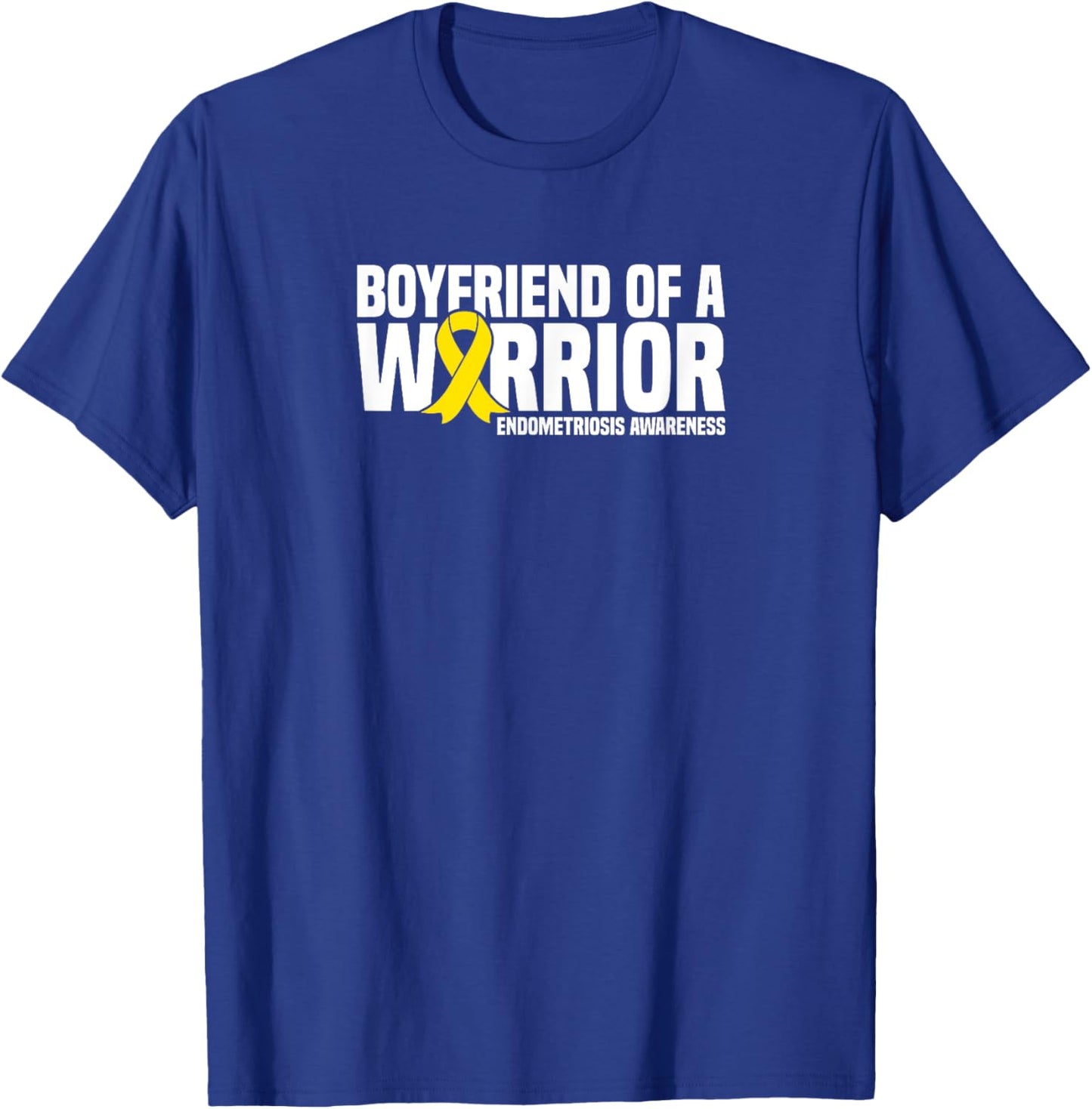 Boyfriend of a Warrior Endometriosis Awareness T-Shirt - T-Shirt | Royal