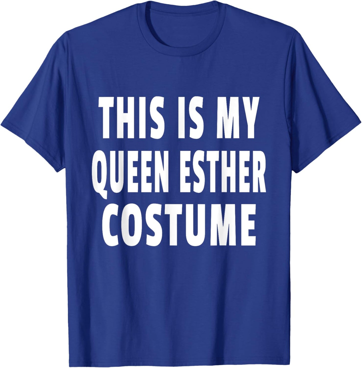 This Is My Queen Esther Costume Purim Jewish Festival Jew T-Shirt - T-Shirt | Royal