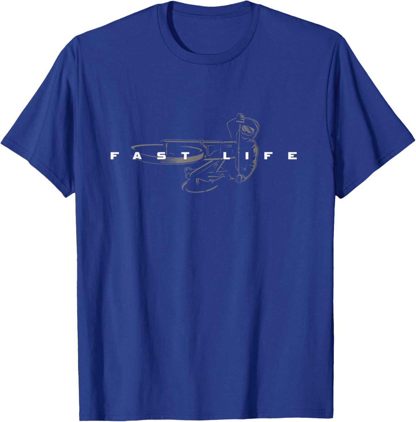MTB Mountain Bike T-Shirt - T-Shirt | Royal