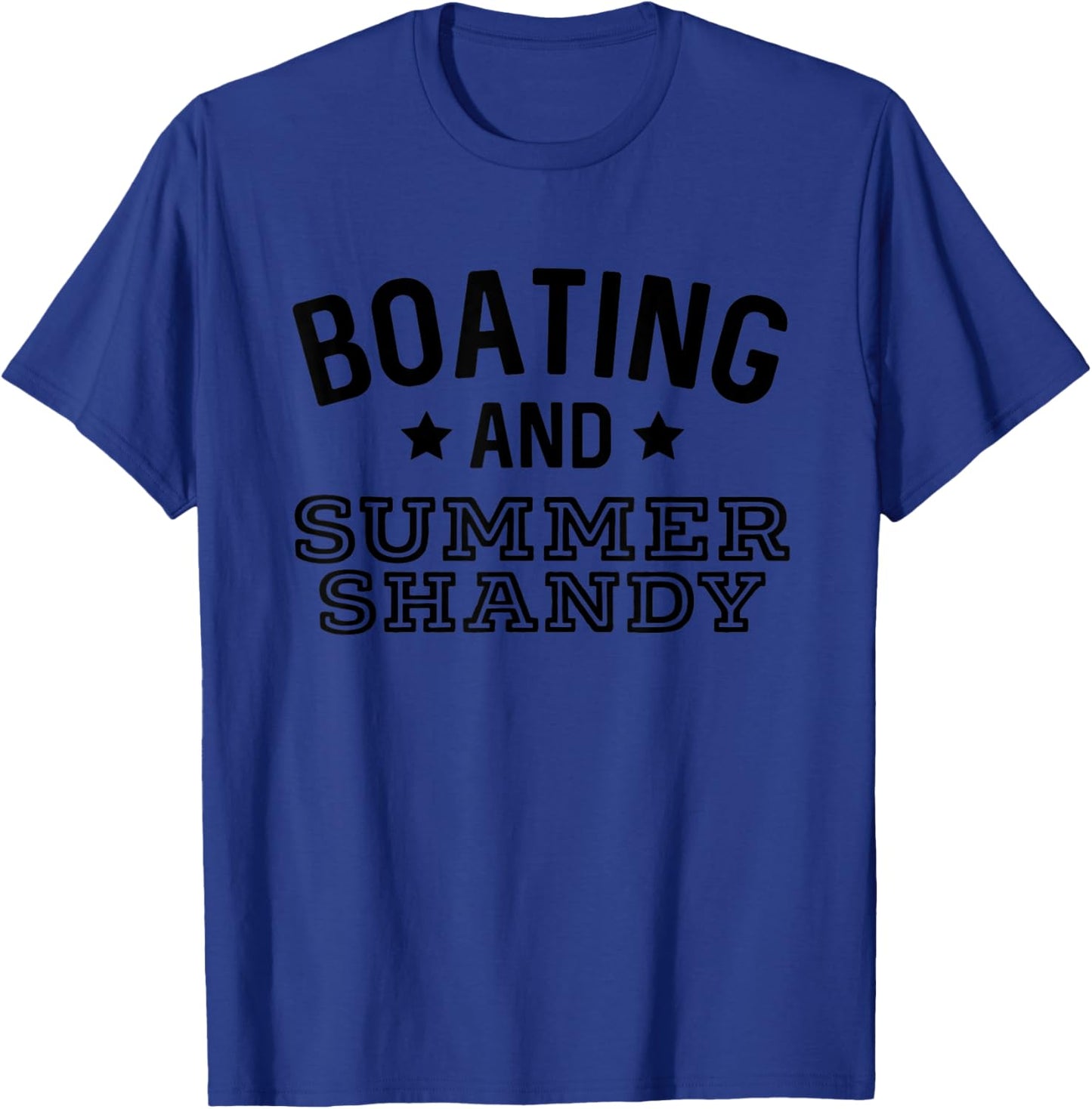 Boating And Summer Shandy Funny Shandy's Beer Party Supplies T-Shirt - T-Shirt | Royal
