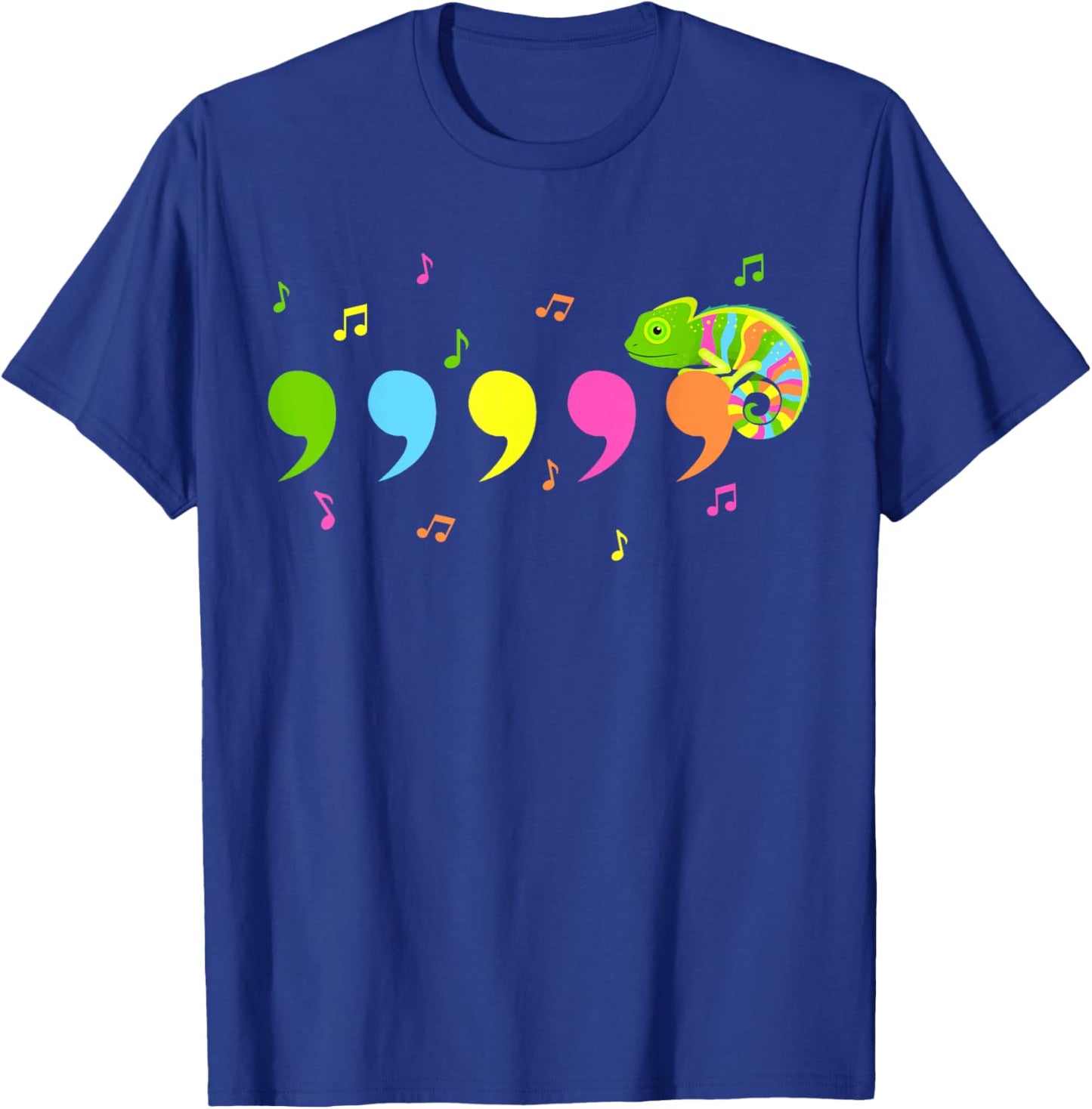 Comma Chameleon , Black, Small T-Shirt - T-Shirt | Royal