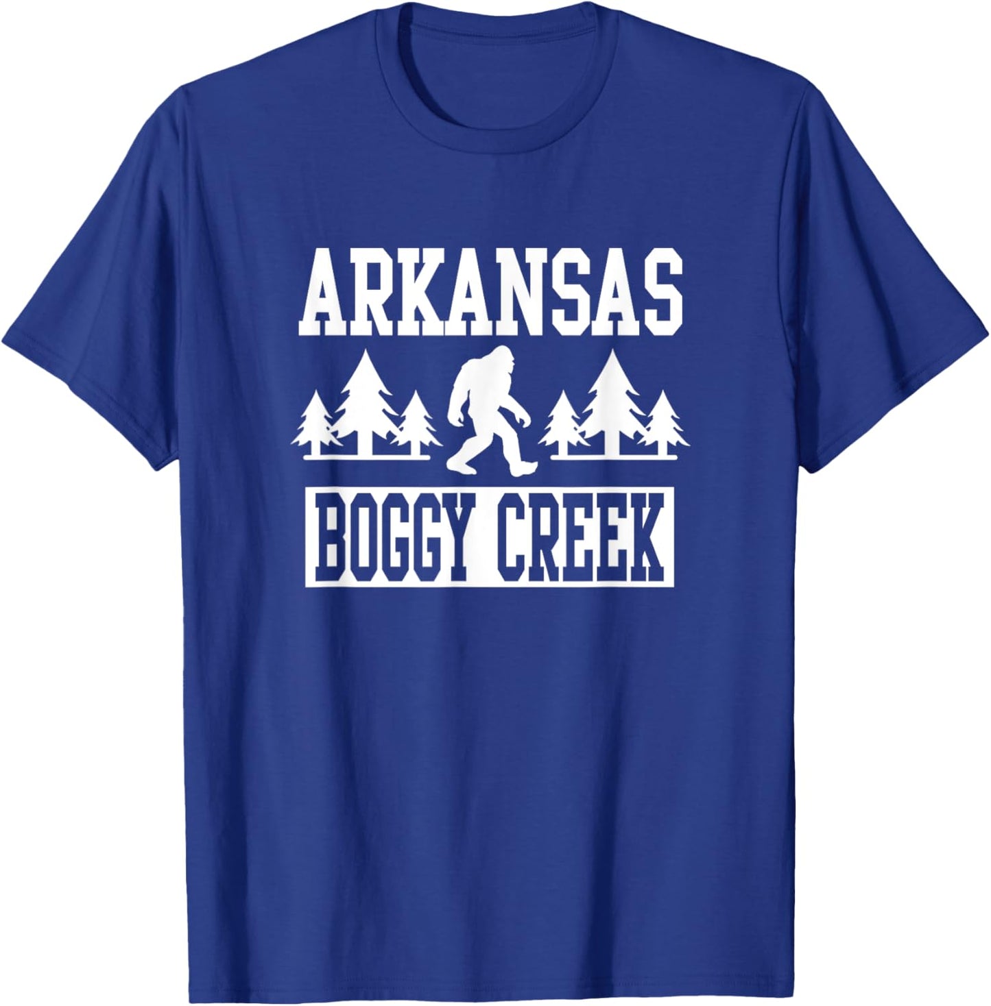 Boggy Creek Monster Fouke Monster Arkansas T-Shirt - T-Shirt | Royal
