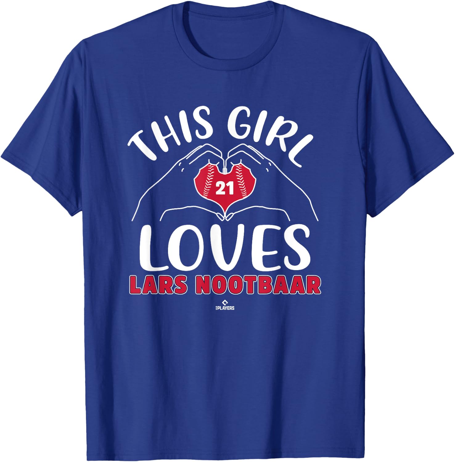 This Girl Loves Lars Nootbaar St Louis MLBPA T-Shirt - T-Shirt | Royal