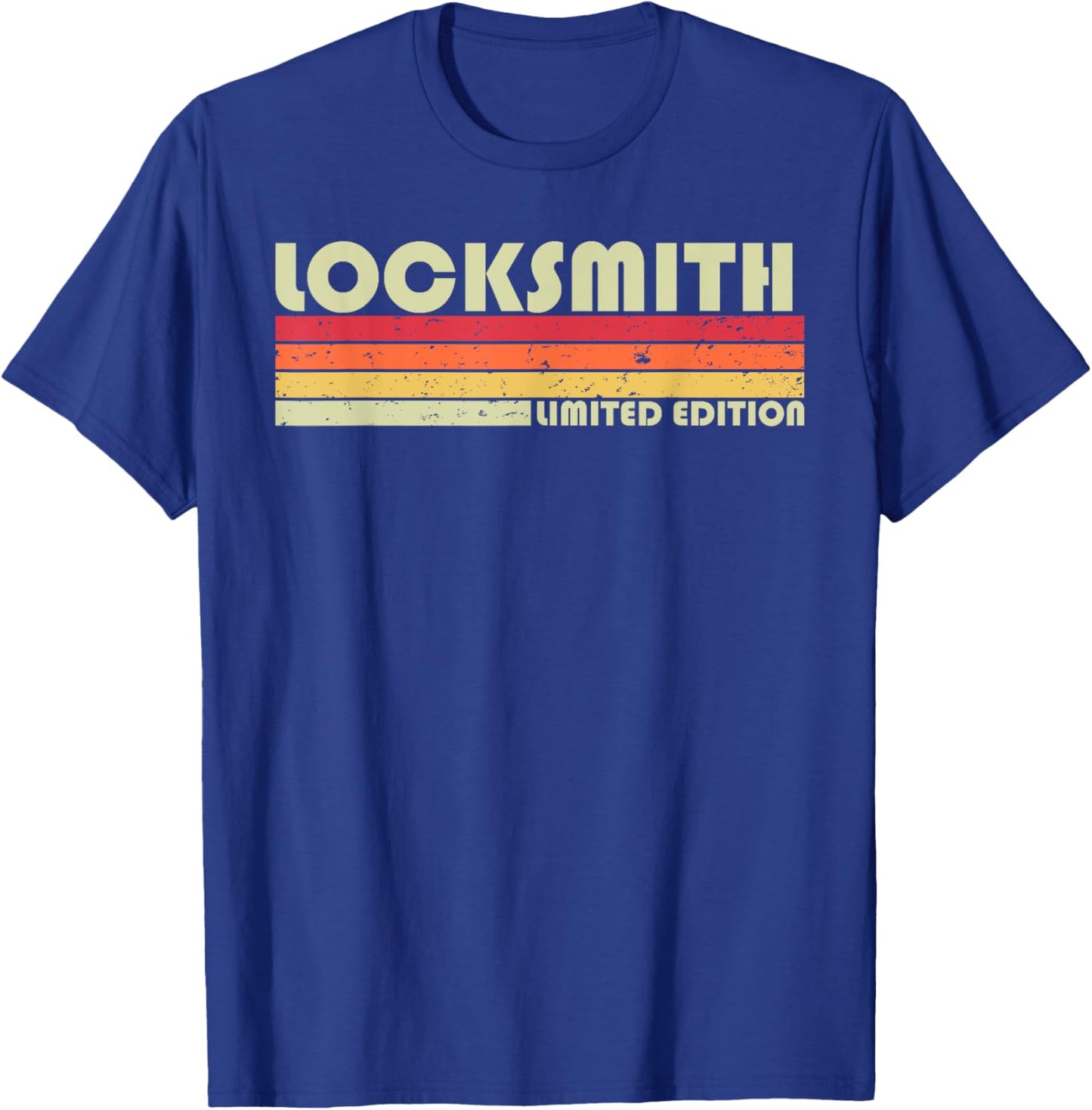 LOCKSMITH Funny Job Title Profession Birthday Worker Idea T-Shirt - T-Shirt | Royal