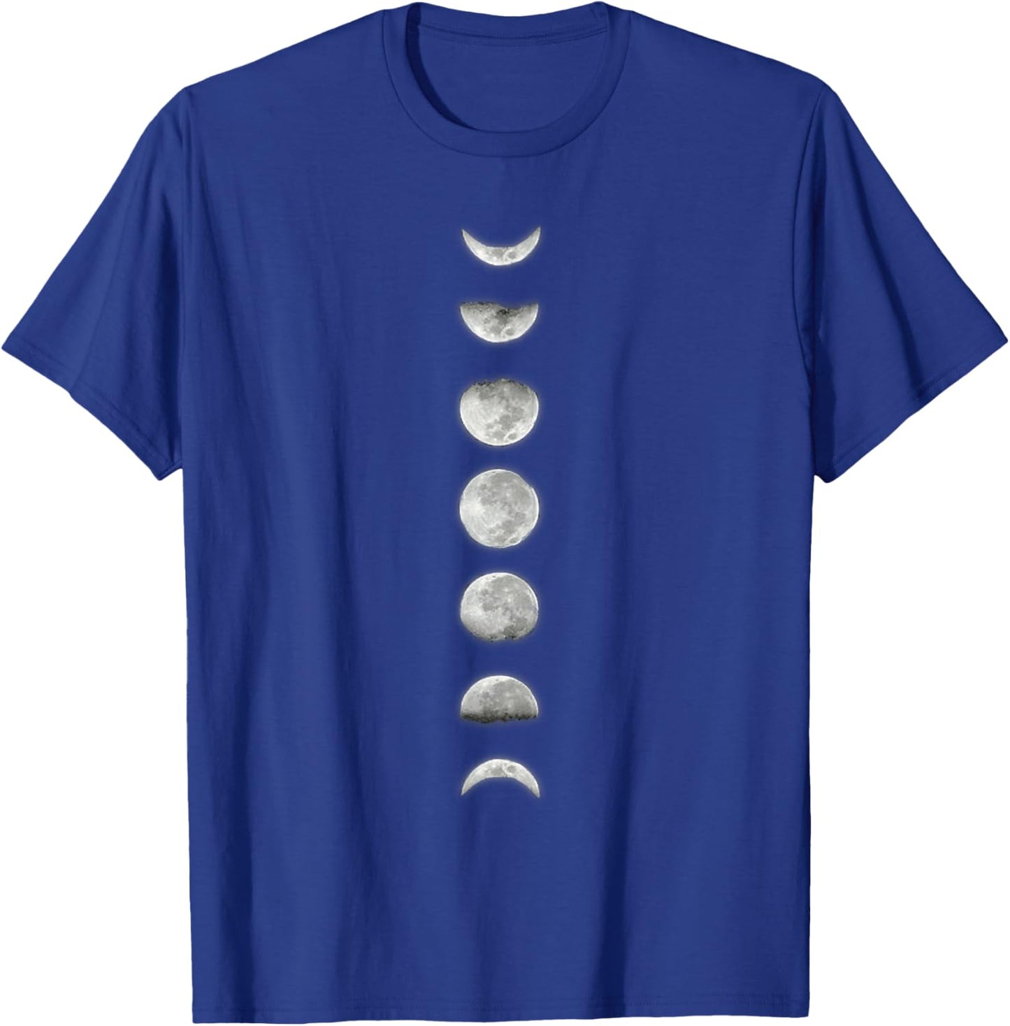 Moon Phases Vertical Design Astronomer T-Shirt - T-Shirt | Royal