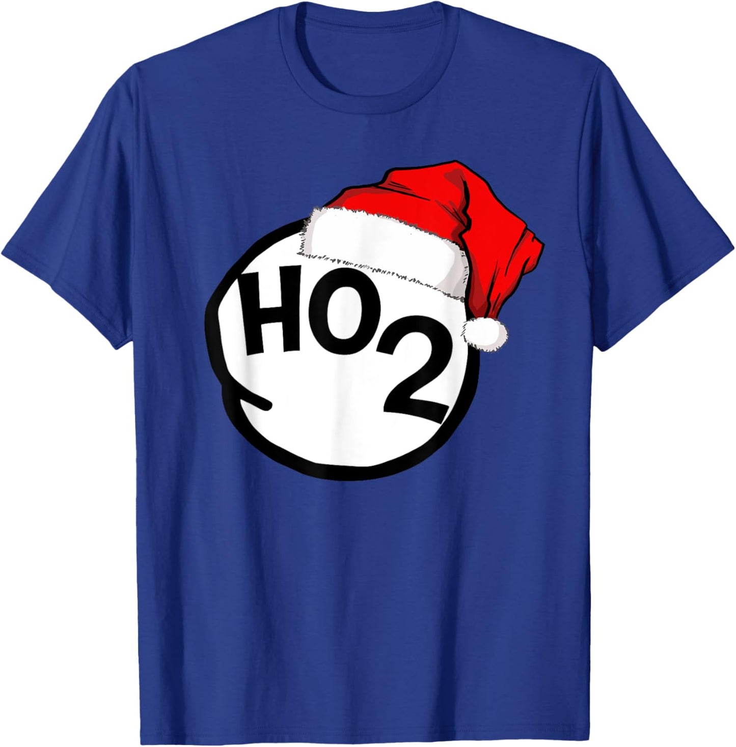 Ho 2 Funny Ho Cubed Ho Ho Ho Family Matching Christmas T-Shirt - T-Shirt | Royal