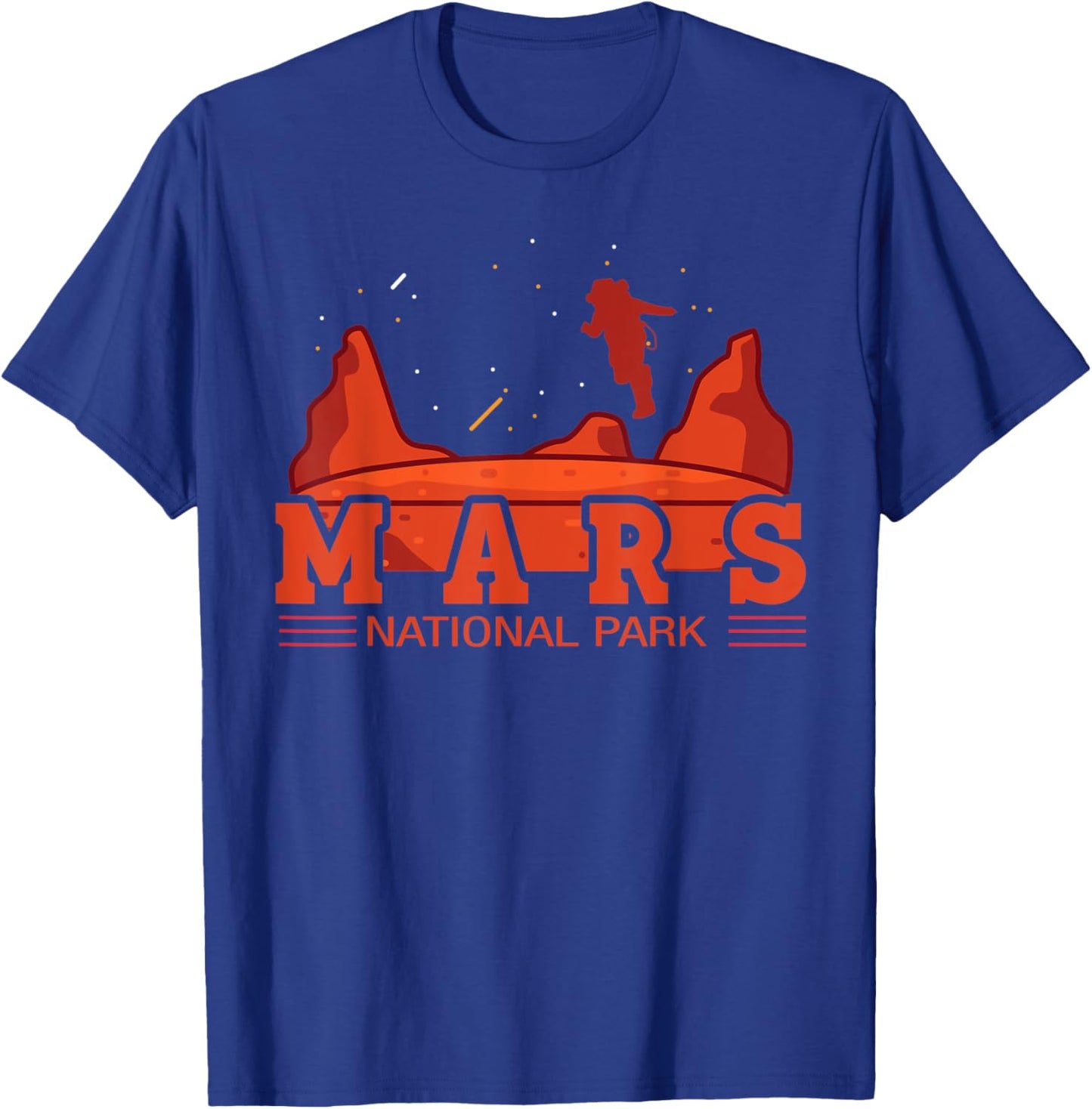 Red Planet | Space National Park - Funny Mars T-Shirt - T-Shirt | Royal
