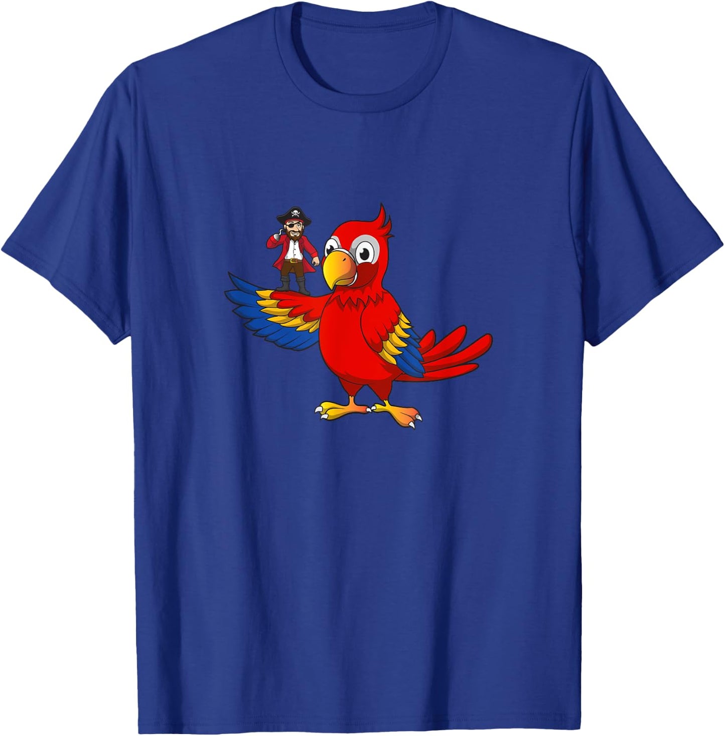Funny Pirate Parrot humor. T-Shirt - T-Shirt | Royal