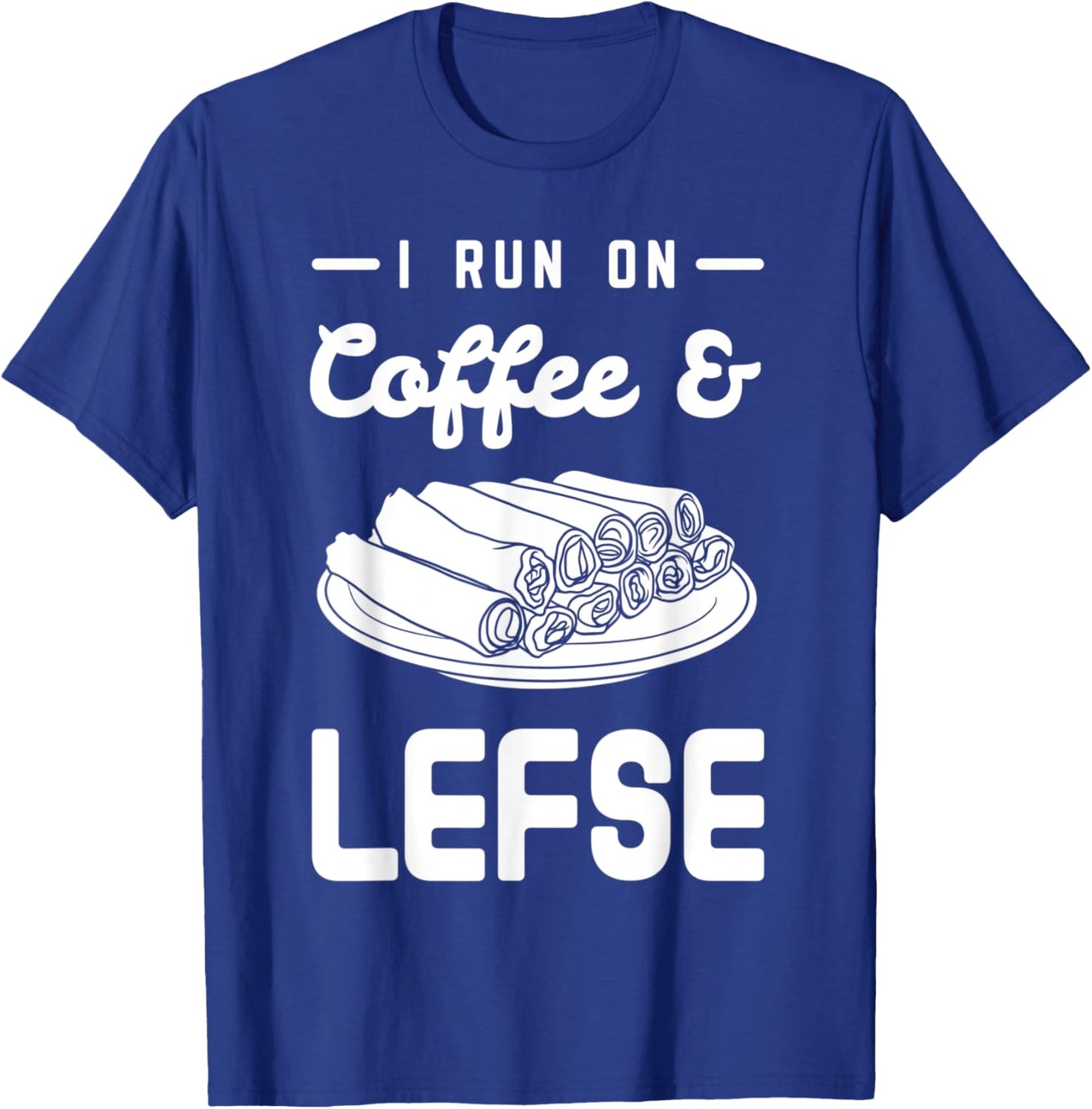 Lefse Norwegian Bread Recipe Maker Flatbread Rolling T-Shirt - T-Shirt | Royal