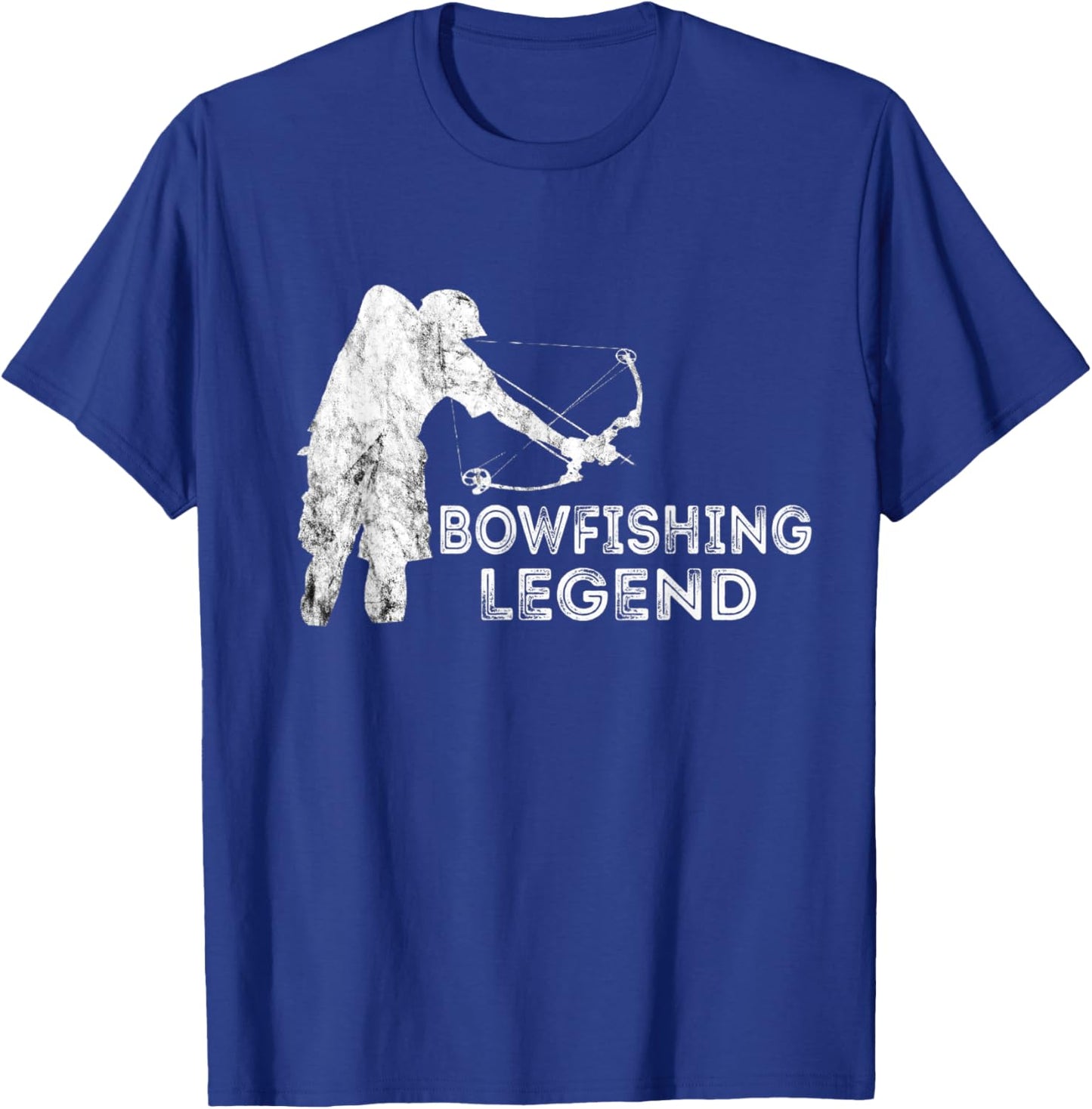Bowfishing Legend Bowfisher Bowfish Fish Bow Hunting Fisher T-Shirt - T-Shirt | Royal