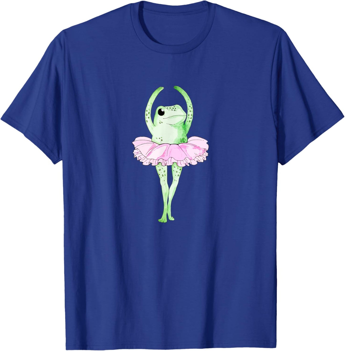 Aesthetic Frog dancing Ballerina Retro T-Shirt - T-Shirt | Royal