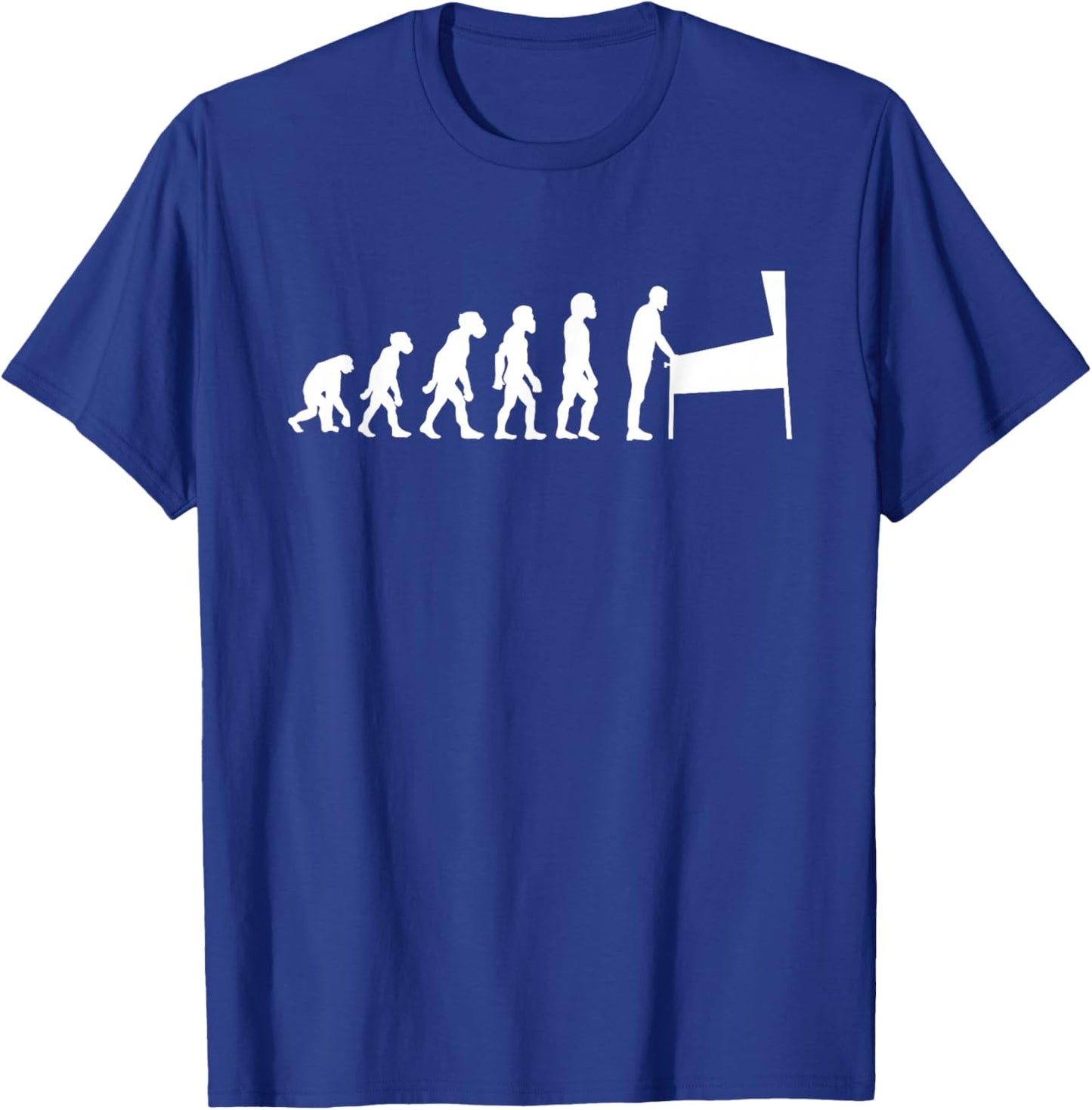 Hobby Ball Flipper Player Collection Men Women Kid Pinball Evolution Funny Arcade Game Lover Machine Gamer Gift T-Shirt - T-Shirt | Royal