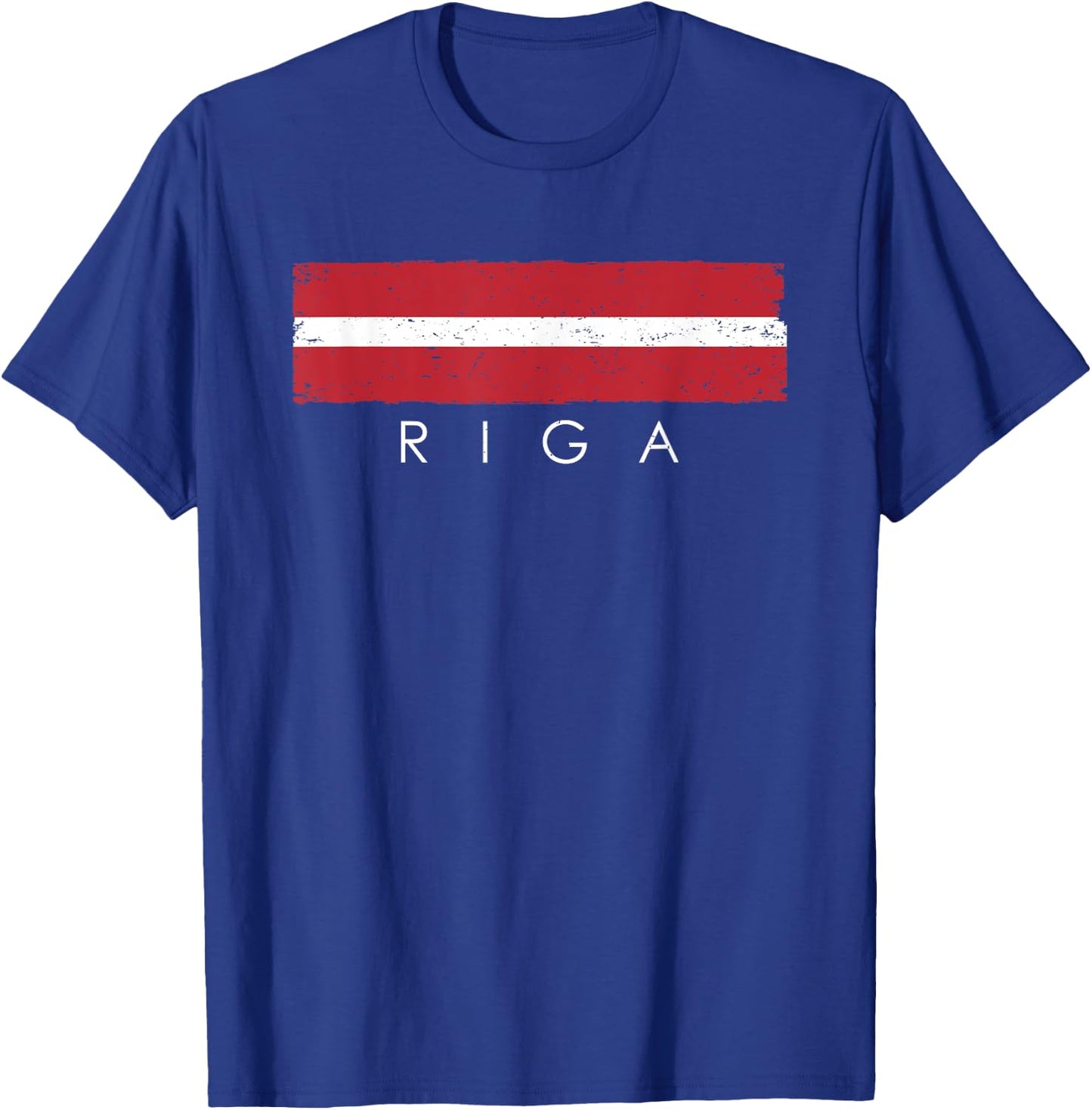 Vintage Riga Latvia Vacation | Latvia Lover T-Shirt - T-Shirt | Royal