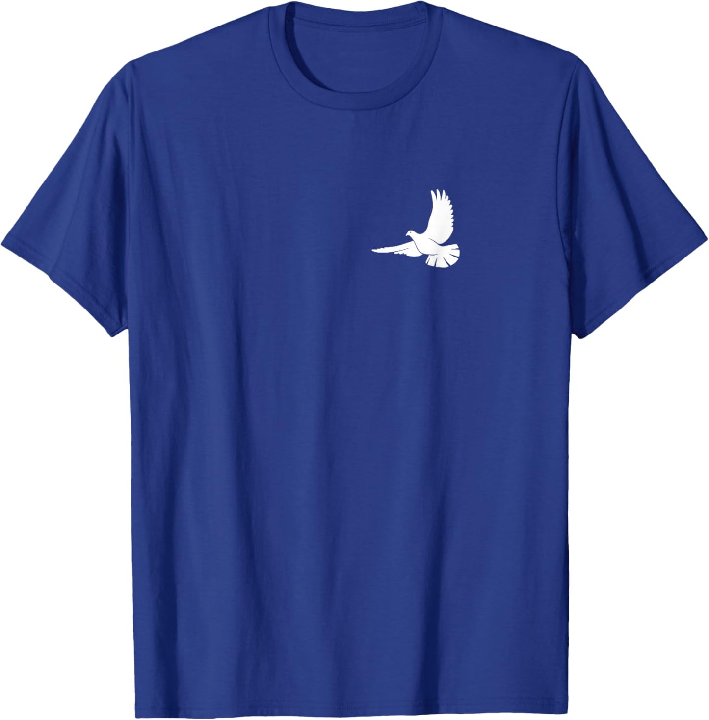 White dove pocket design T-Shirt - T-Shirt | Royal