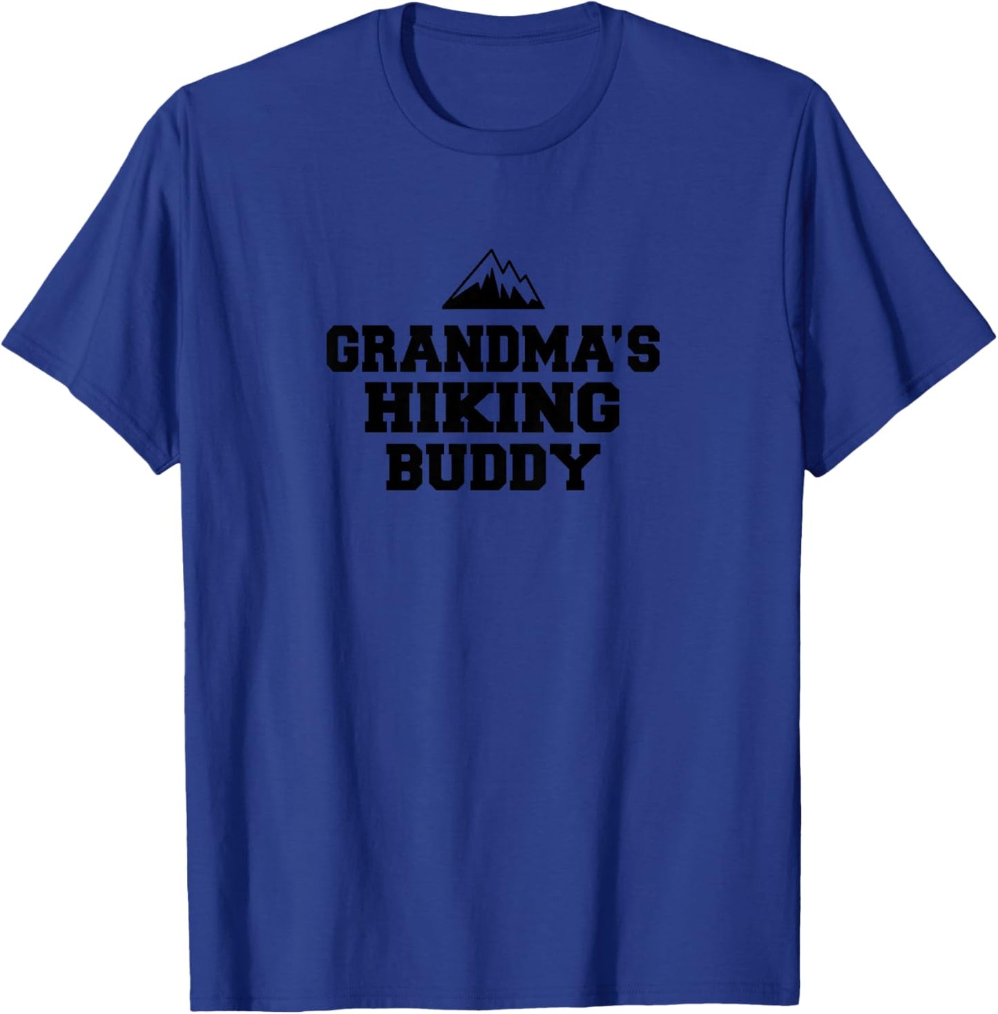 Kids Grandma's Hiking Buddy Grandson Granddaughter T-Shirt - T-Shirt | Royal