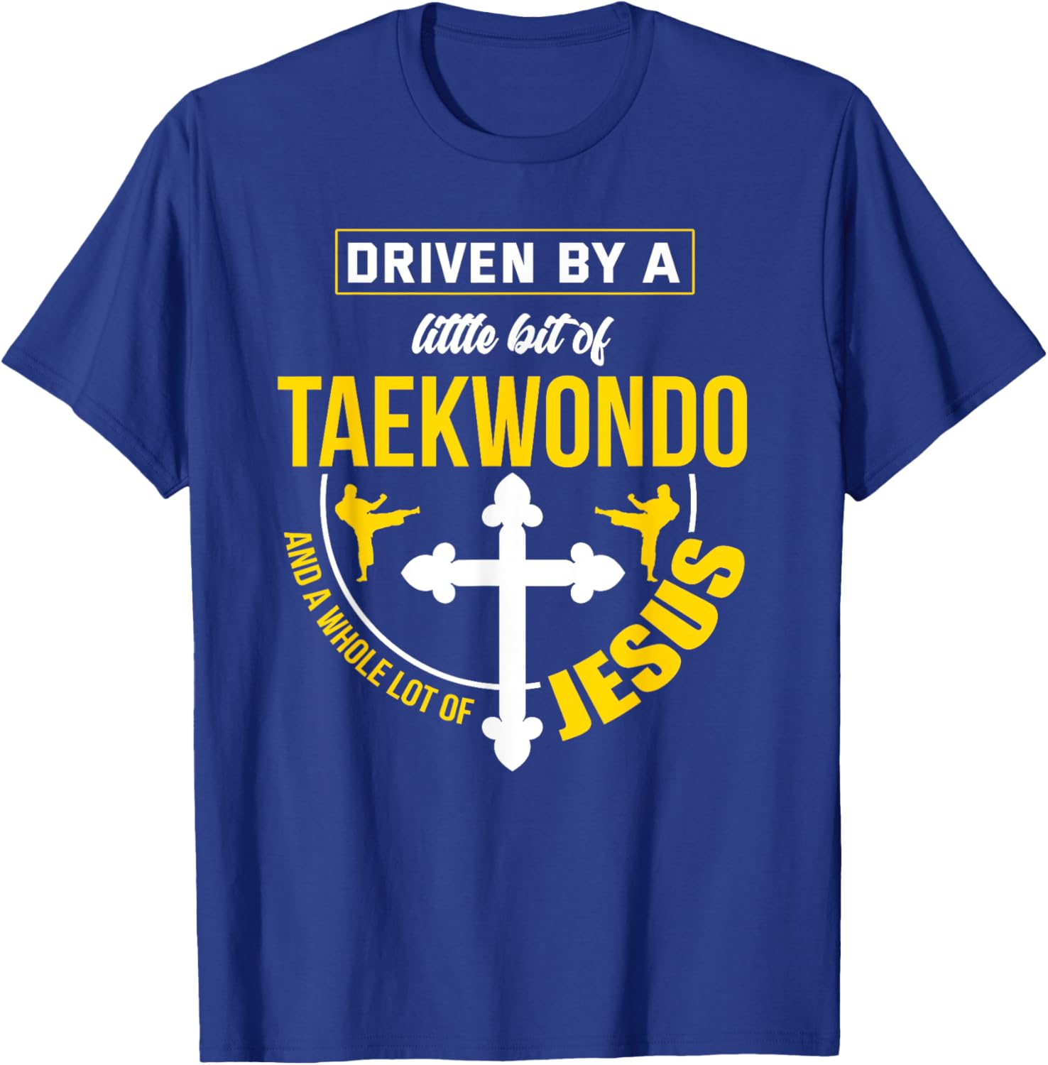 Taekwondo Jesus Shirt Martial Arts Christian Taekwondo T-Shirt - T-Shirt | Royal