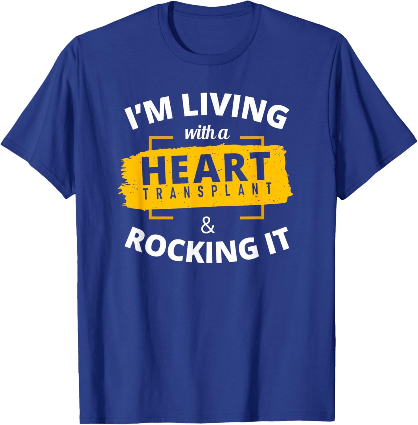 Heart Transplant T Shirt Survivor Warrior Surgery Recovery T-Shirt - T-Shirt | Royal