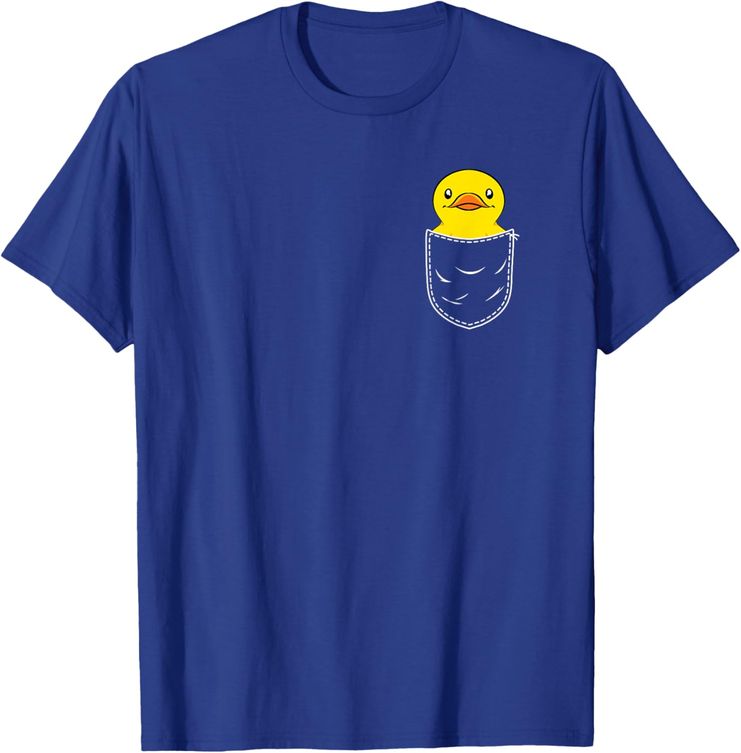 Pocket Ducky Bath Toy Duckling Cute Duckie Rubber Duck T-Shirt - T-Shirt | Royal