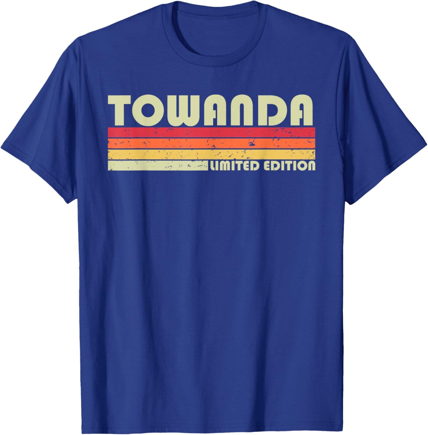 TOWANDA Name Personalized Retro Vintage 80s 90s Birthday T-Shirt - T-Shirt | Royal