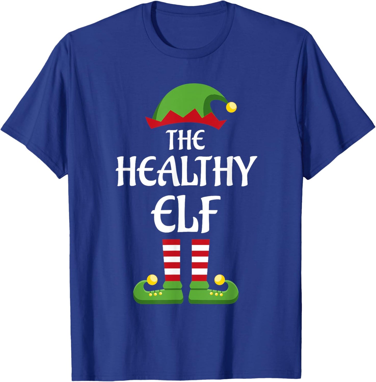 Healthy Elf Family Matching Group Christmas T-Shirt - T-Shirt | Royal